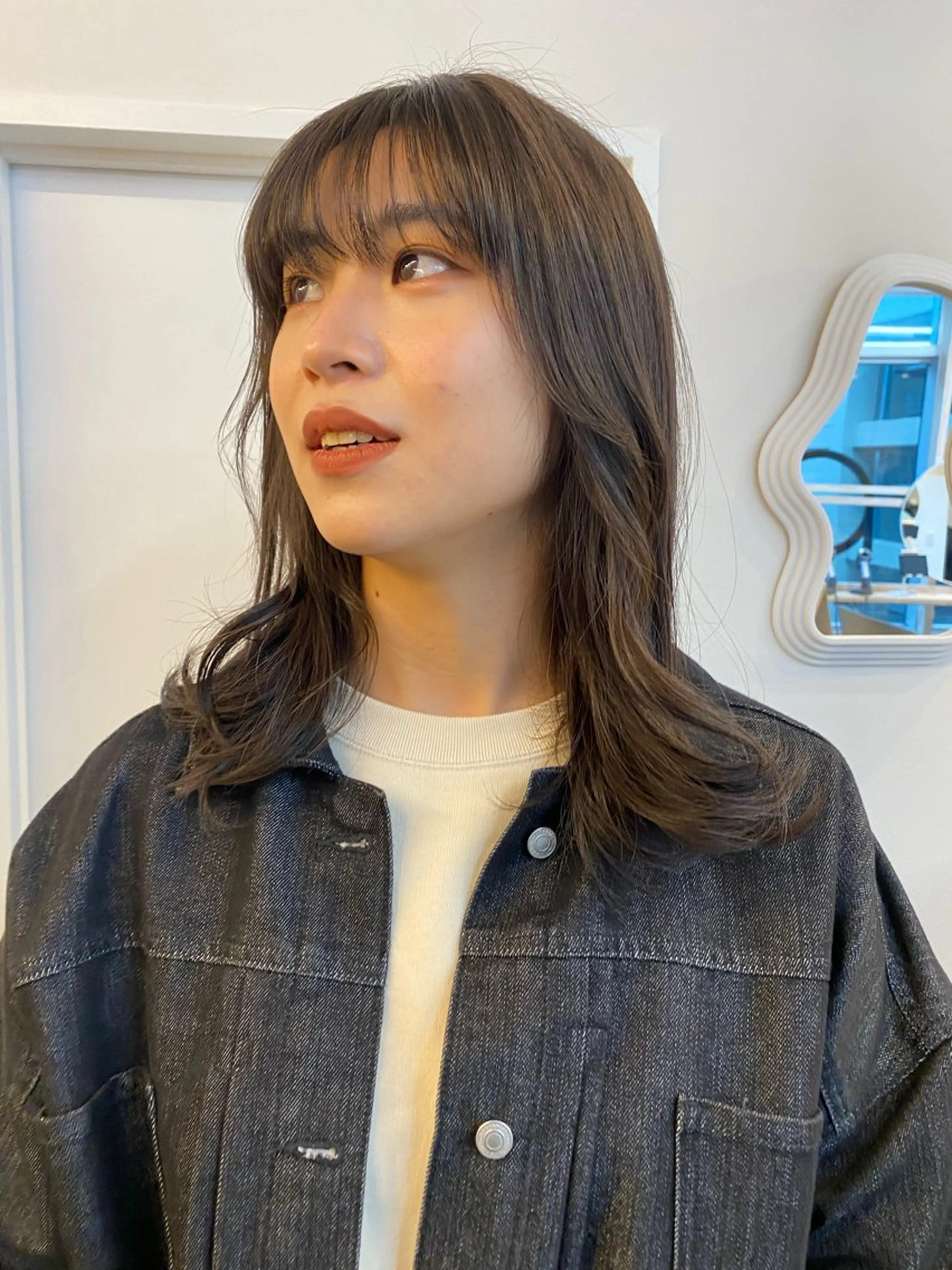 ミディアム カラー 透明感カラー ichika/福岡 /透明感カラー🤎のヘアスタイル