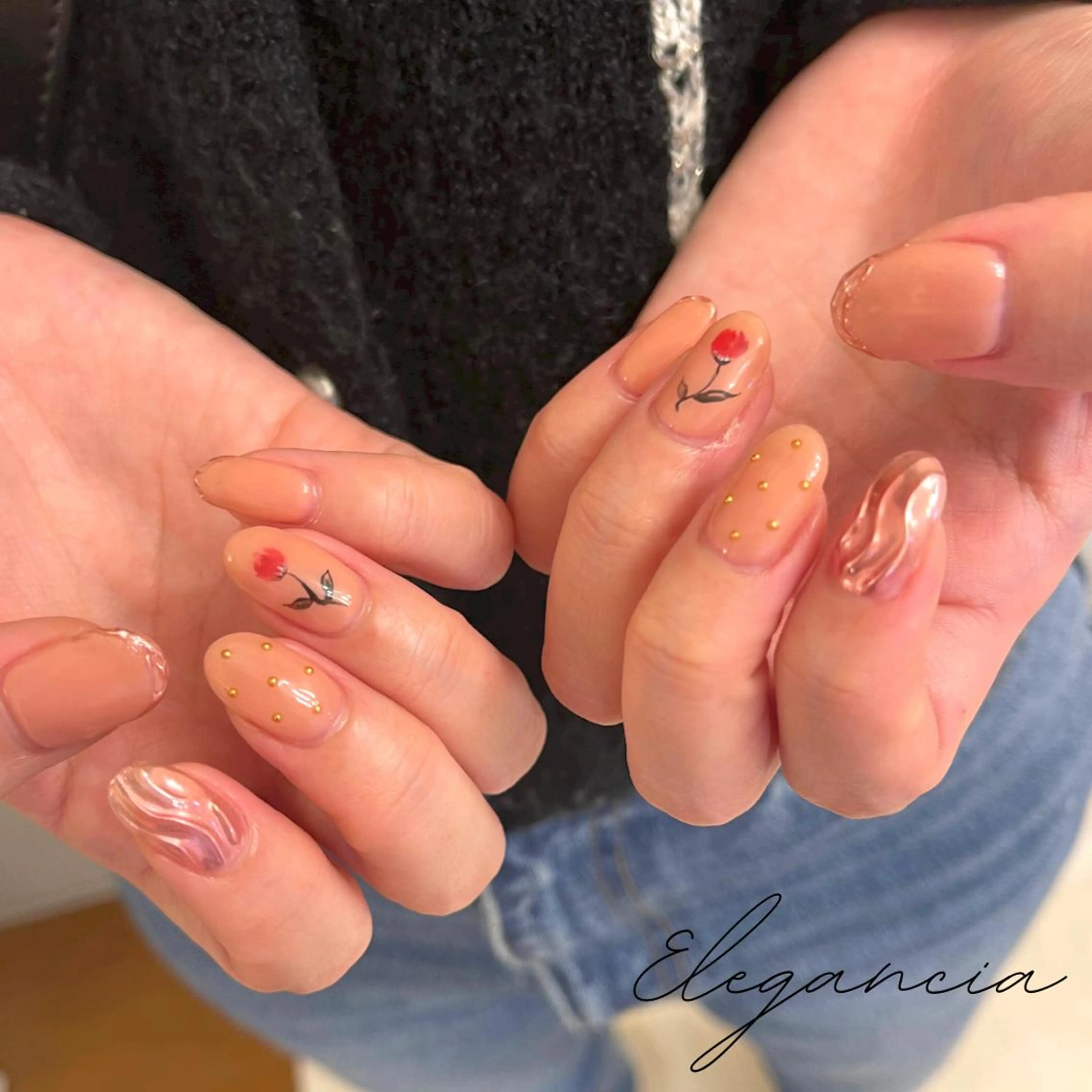 カラー ネイル Elegancia. Hiromiのネイルデザイン