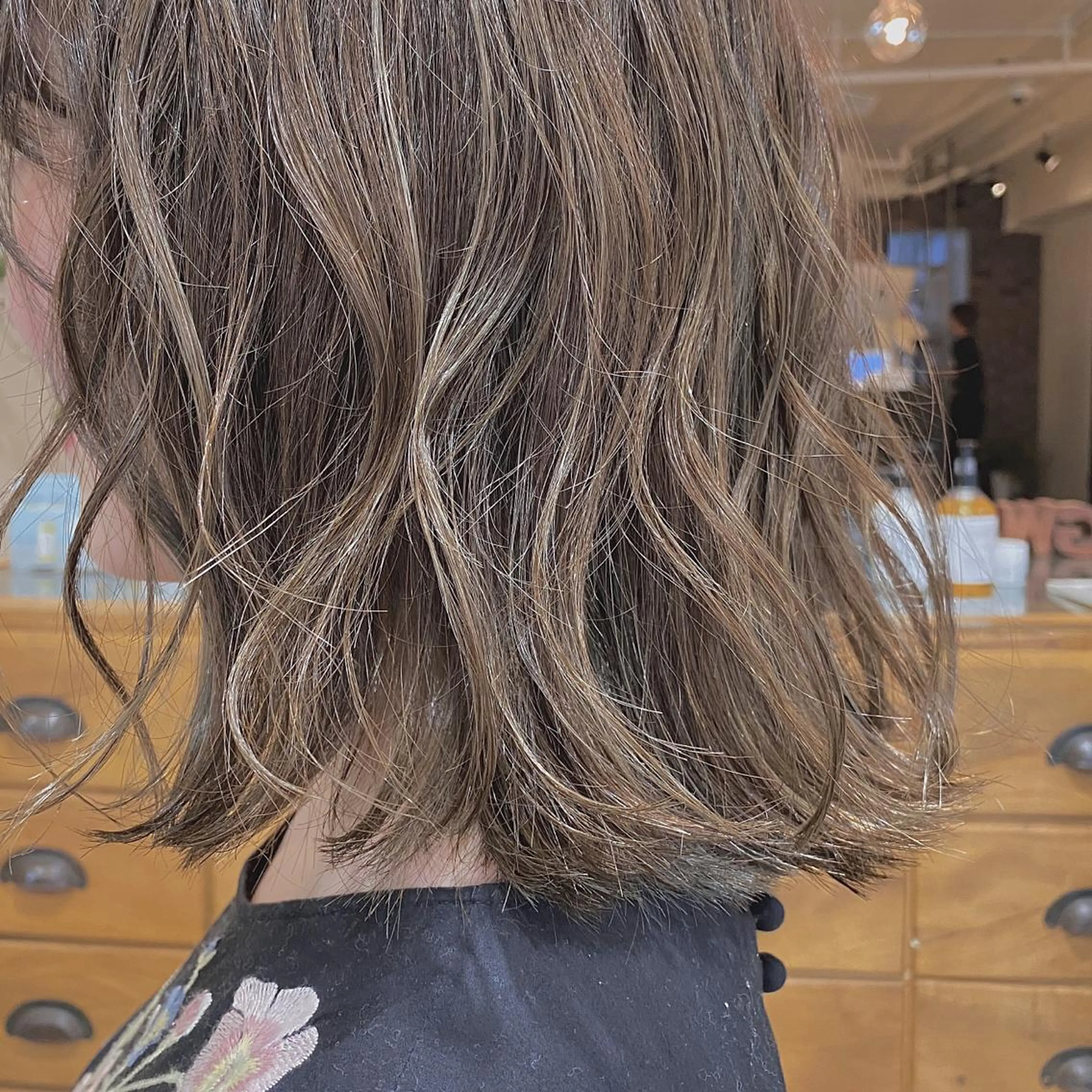 ミディアム カラー カット ヘアカラー トリートメント ヘッドスパ 【ダメージレス施術】 【透明感】北村 拓也のヘアスタイル