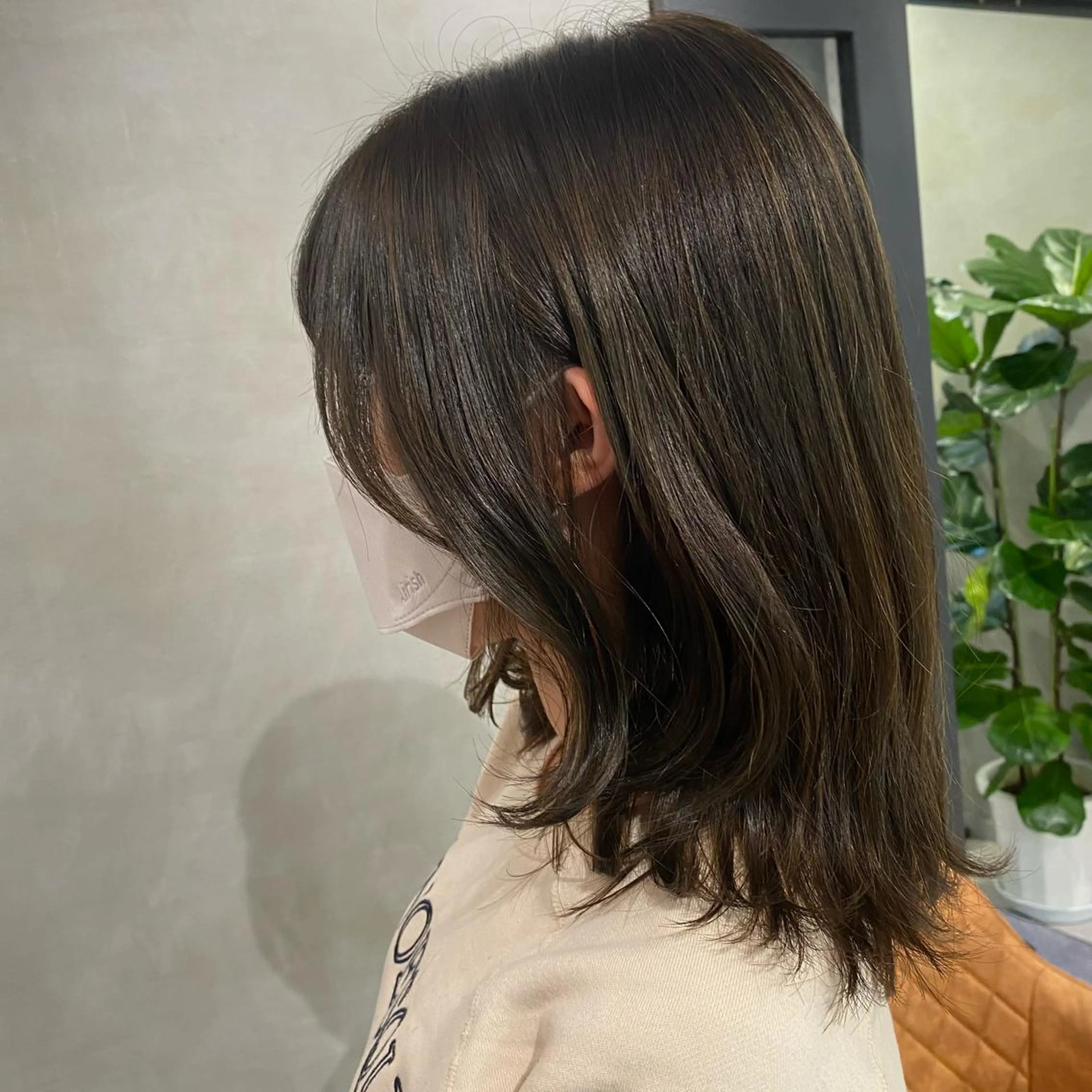 ミディアム 【髪質改善】 梅田　聡のヘアスタイル