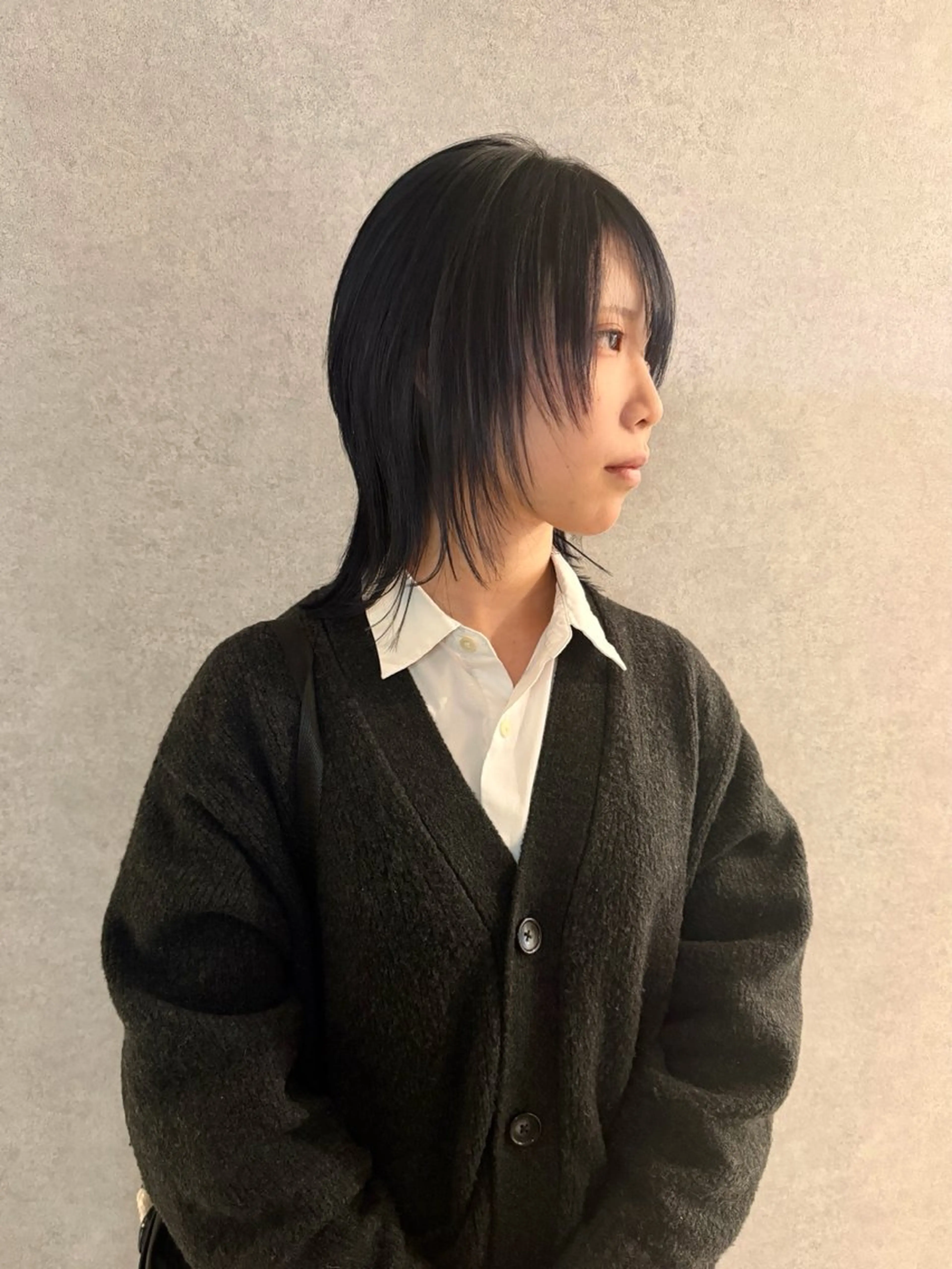 ミディアム カラー カット ヘアカラー ハイトーン/ウルフ/ レイヤー/Asukaのヘアスタイル