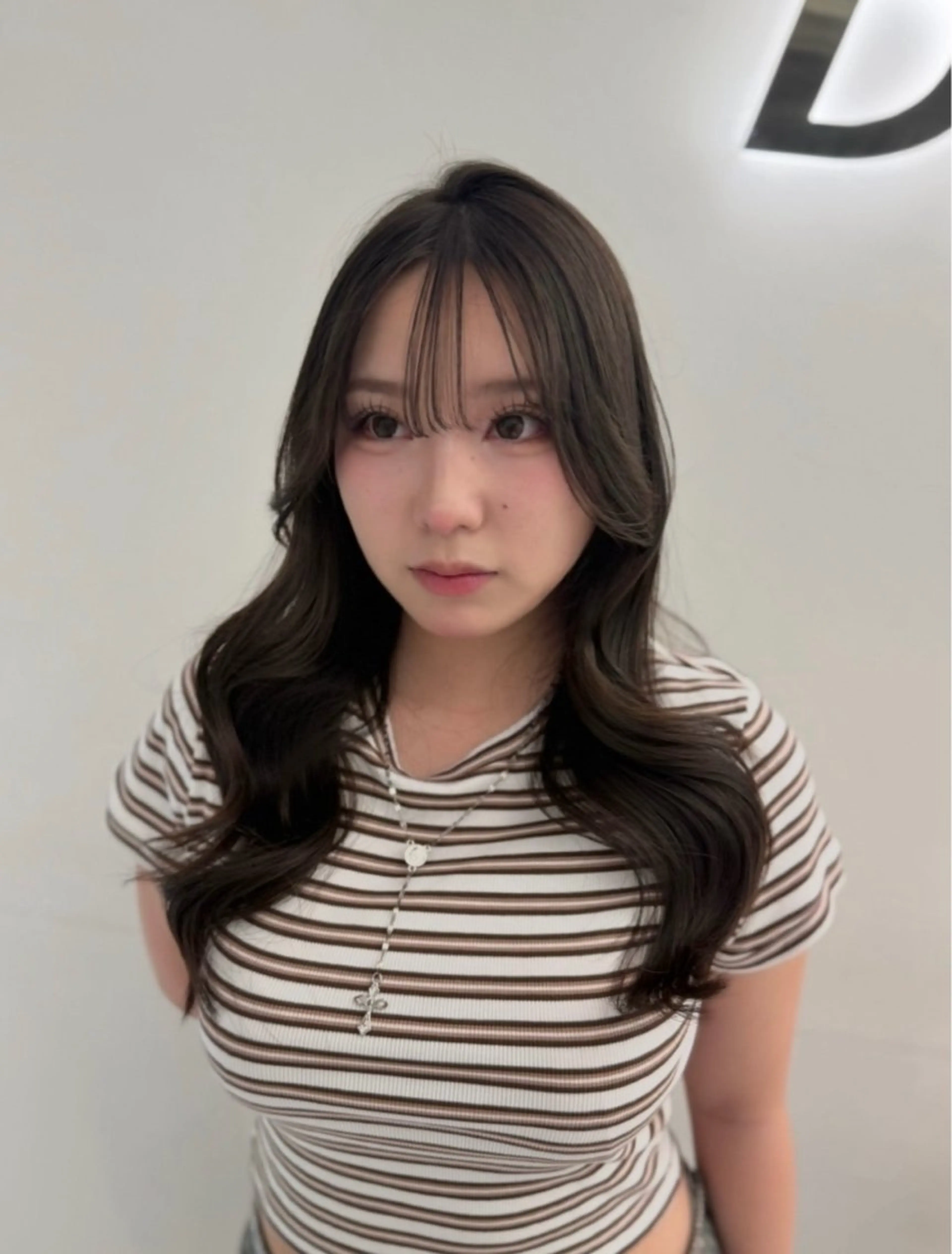 ロング カラー ヘアカラー トリートメント 透ける透明感カラー 🎀anju/渋谷のヘアスタイル