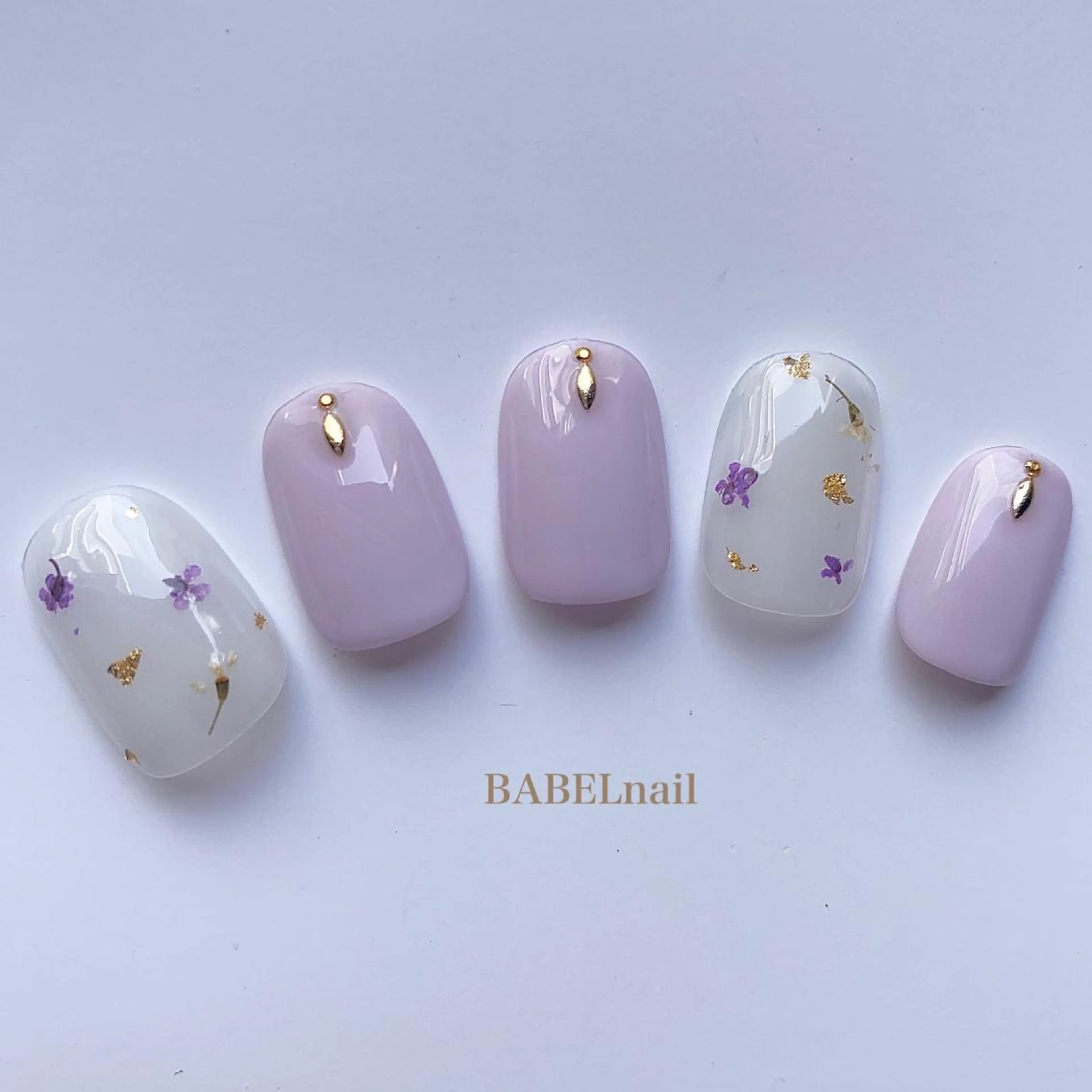 カラー ハンドネイル 江戸川橋✨BABEL 【バベル】大人可愛いのネイルデザイン