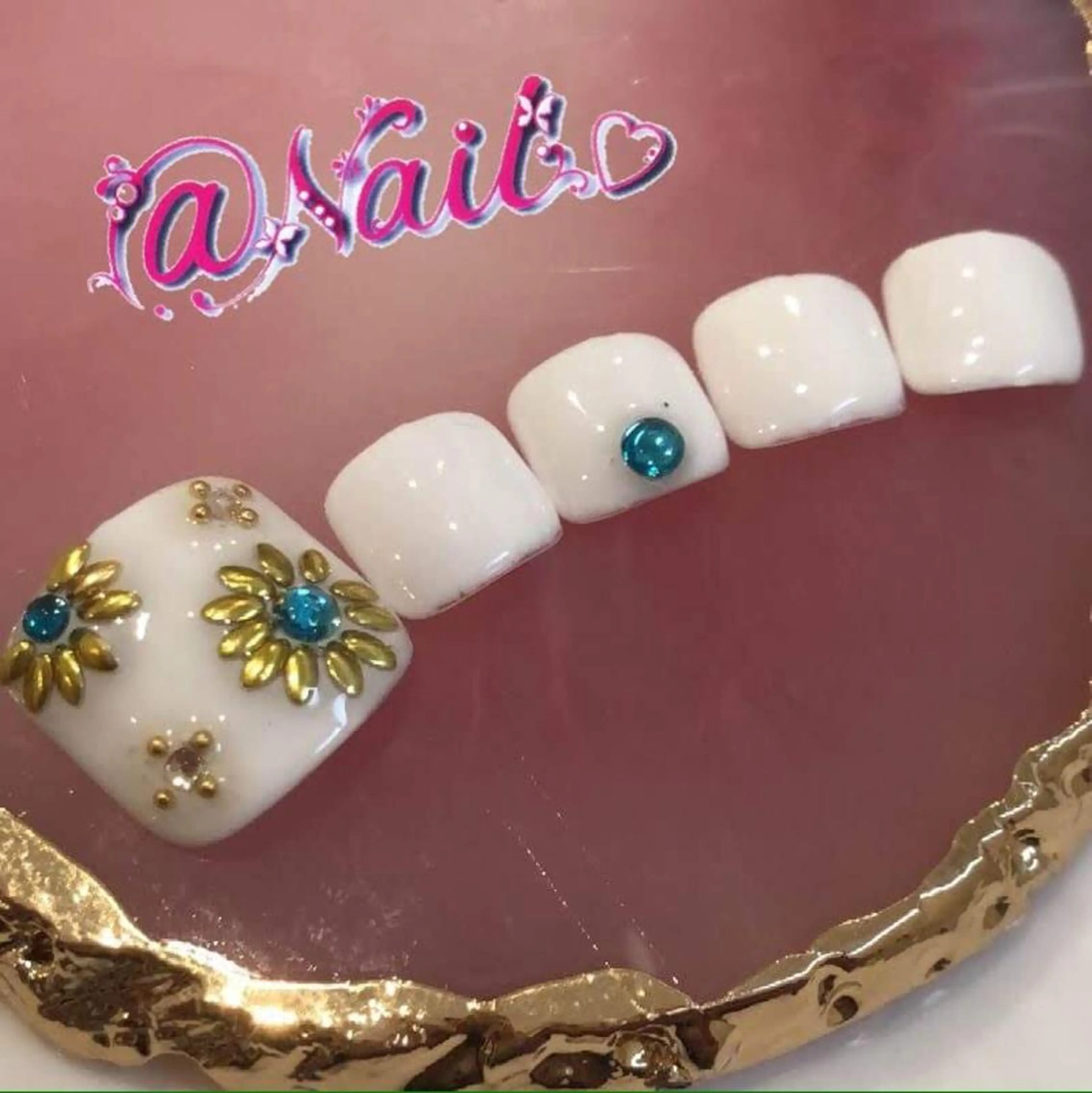 ネイル ネイルチップ 小尾 栞のネイルデザイン