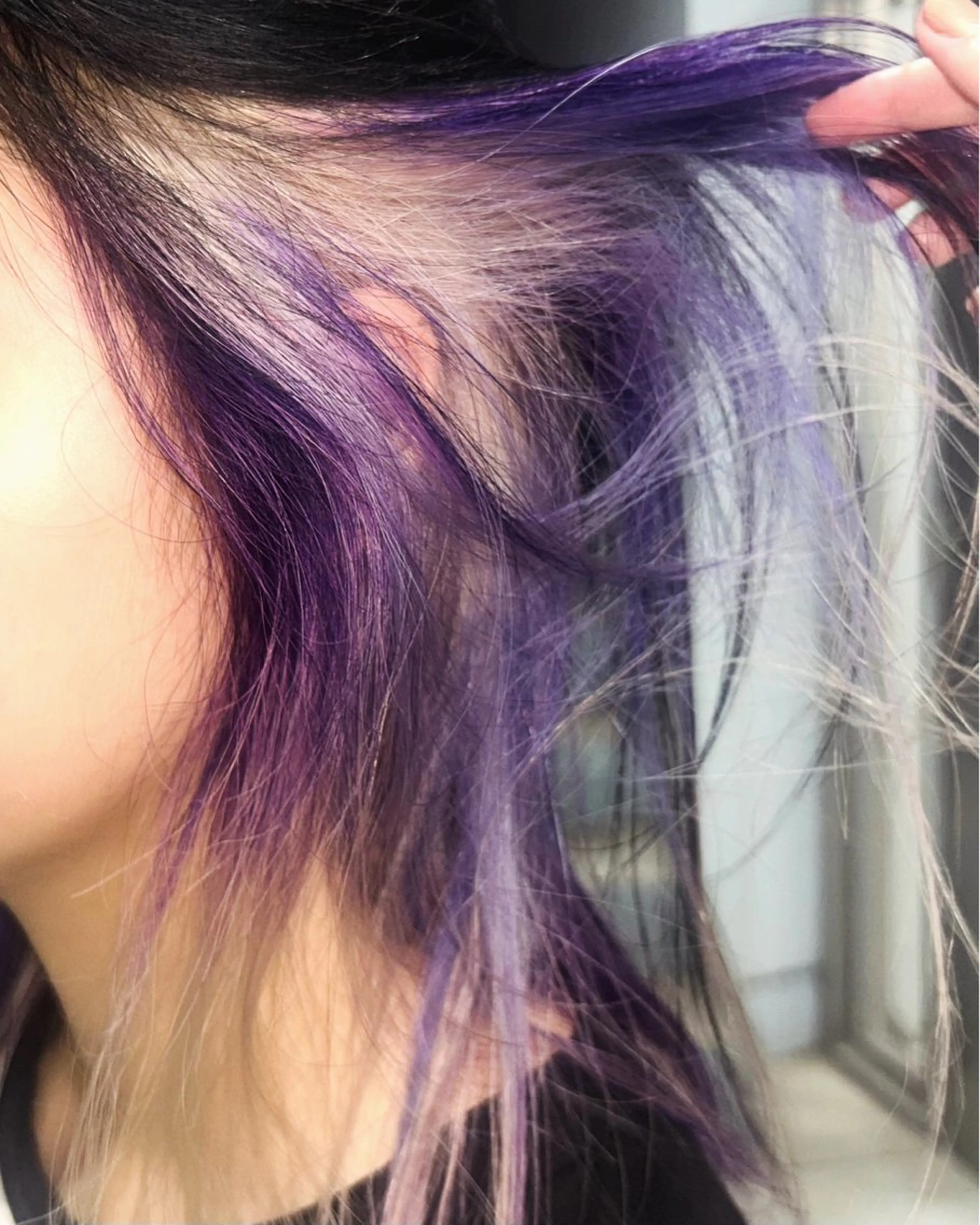 セミロング 🪽デザインカラー/ ブリーチ/陽向🪽のヘアスタイル