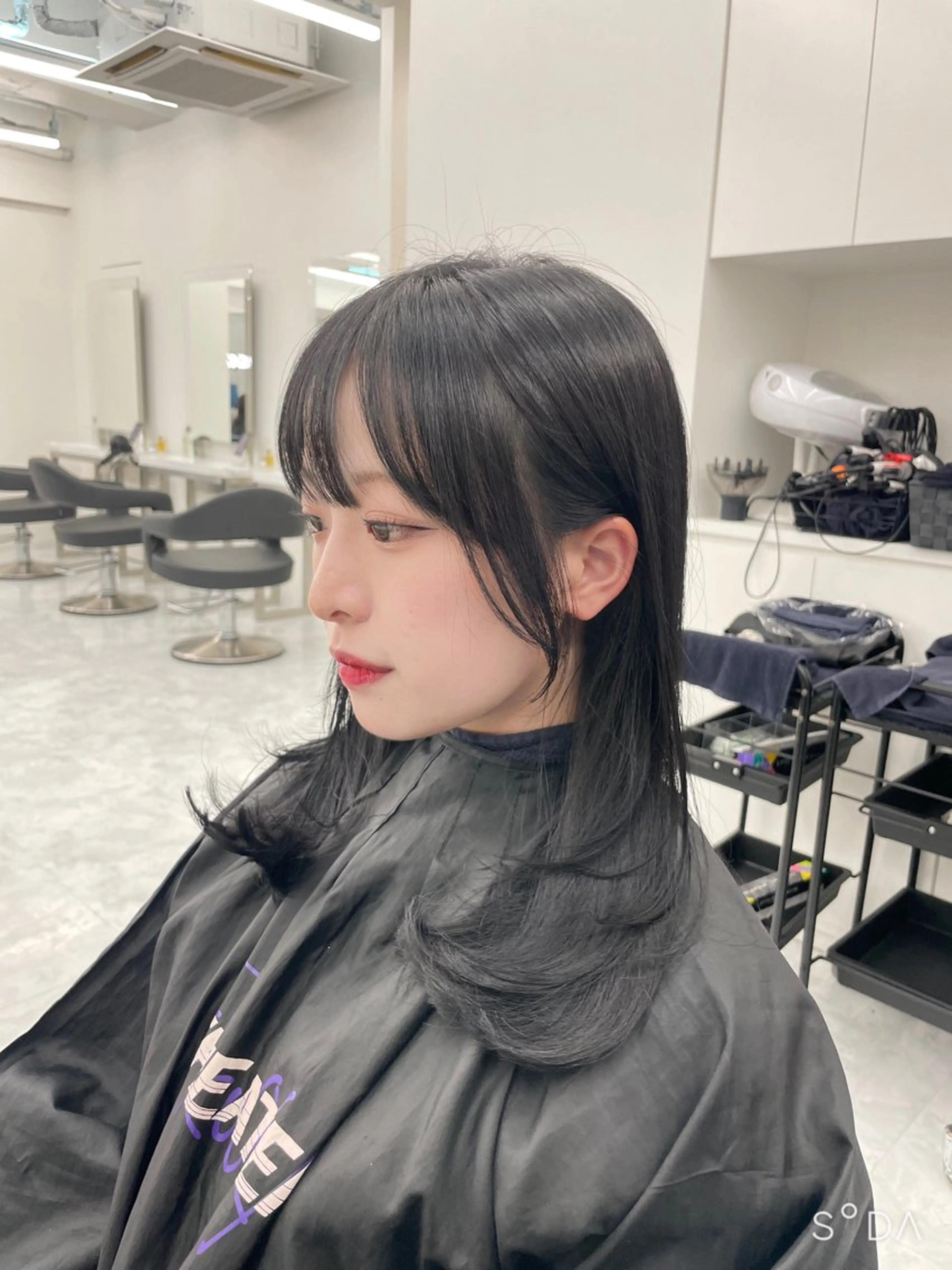 ミディアム カット MOE 福岡韓国ヘア✧︎のヘアスタイル