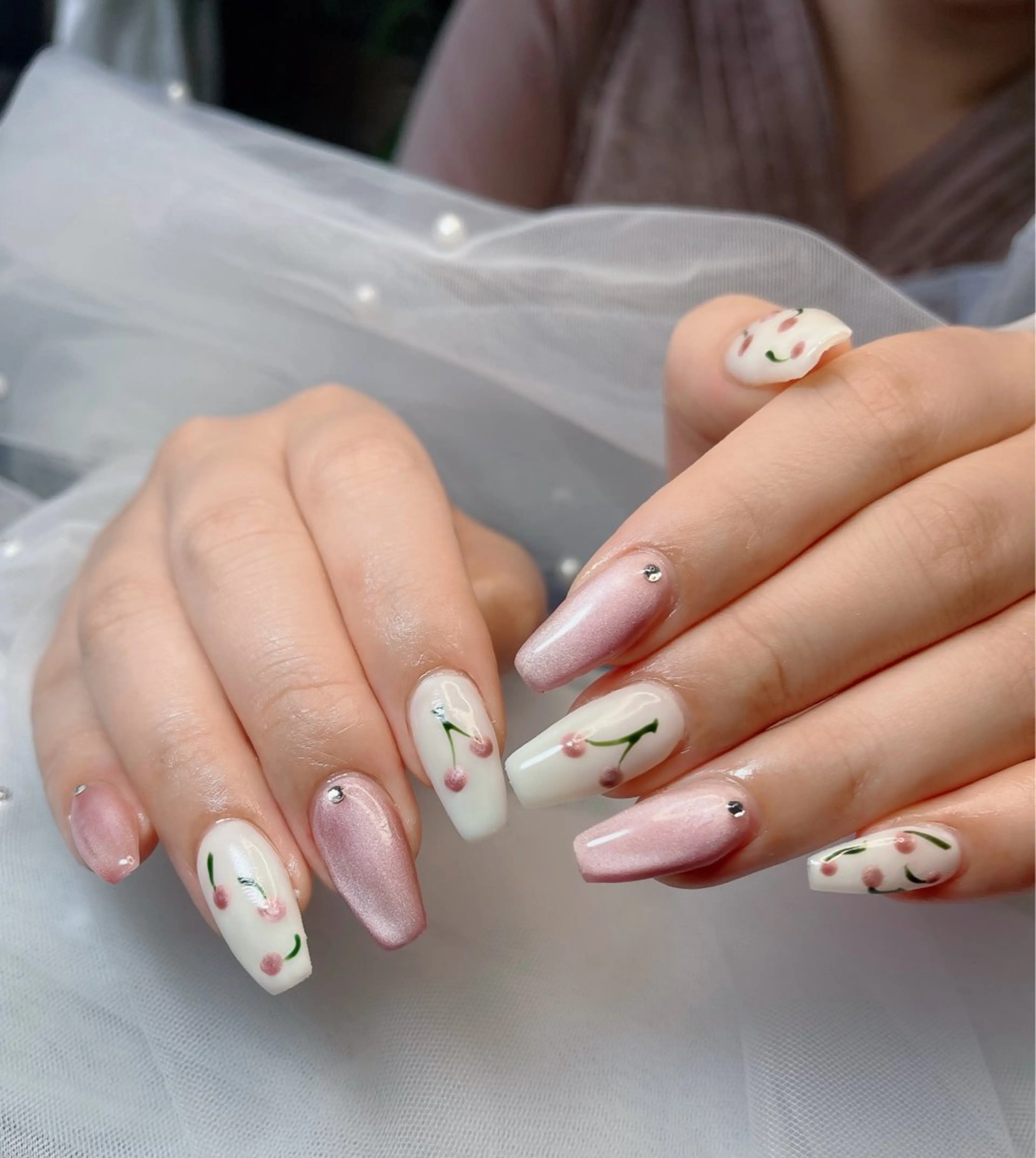 ネイル ハイネイル 自宅サロンのネイルデザイン