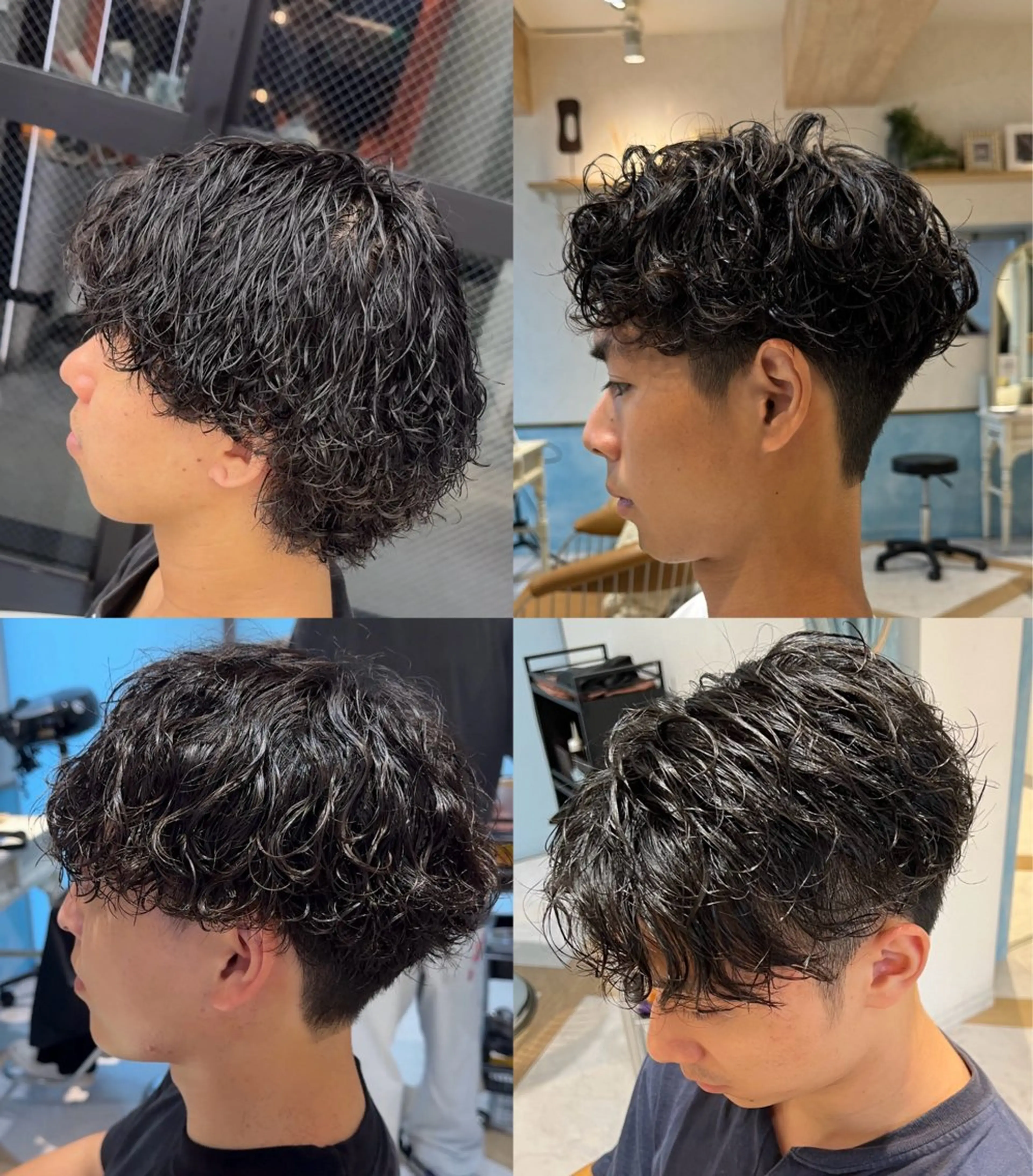 パーマ メンズ カット パーマ ハクヤ心斎橋 パーマ/縮毛矯正のヘアスタイル