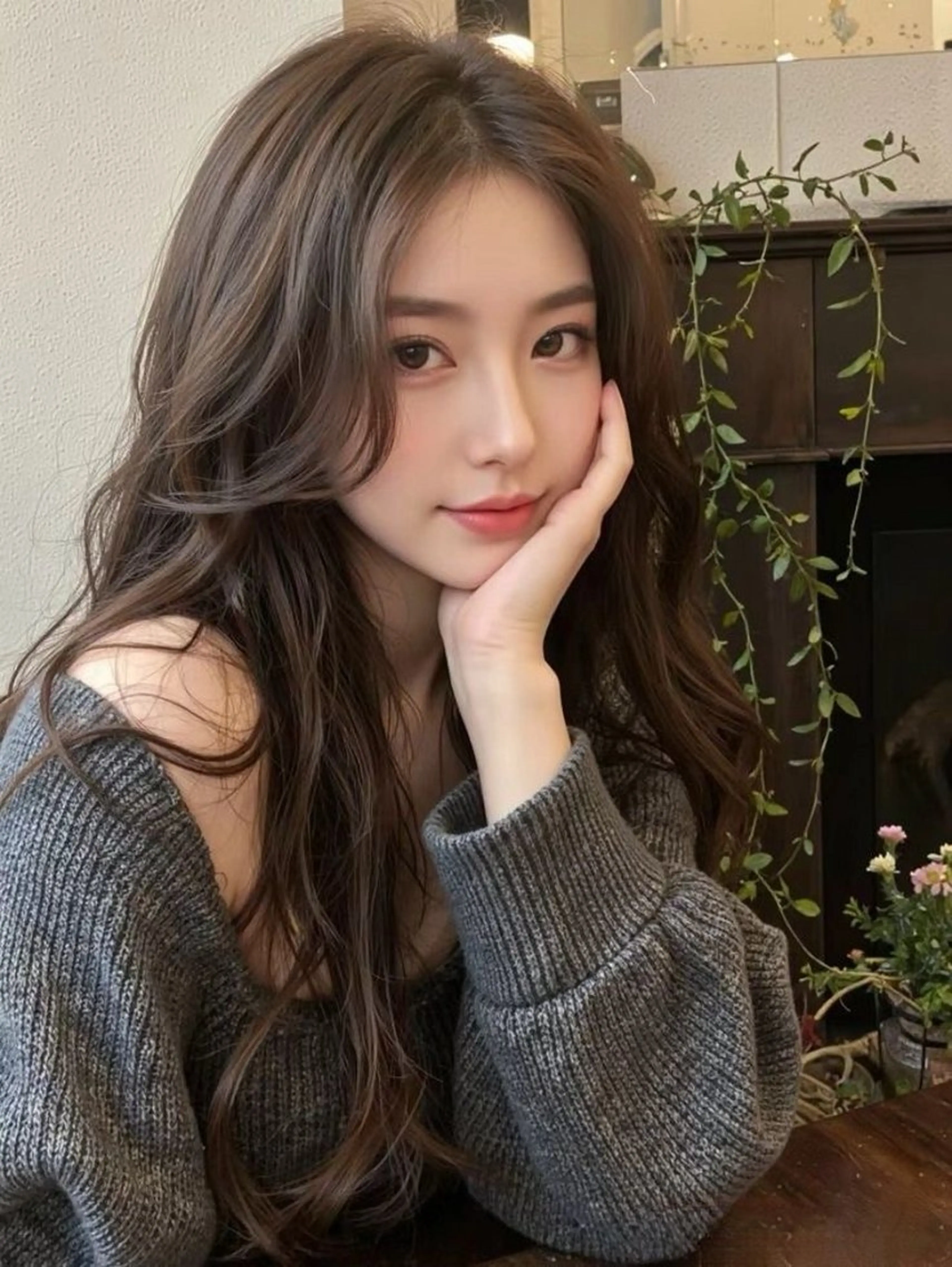 ロング カラー カット ヘアカラー ヘッドスパ ヘアセット レイヤー✂︎赤み消し 髪質改善/井上健太のヘアスタイル