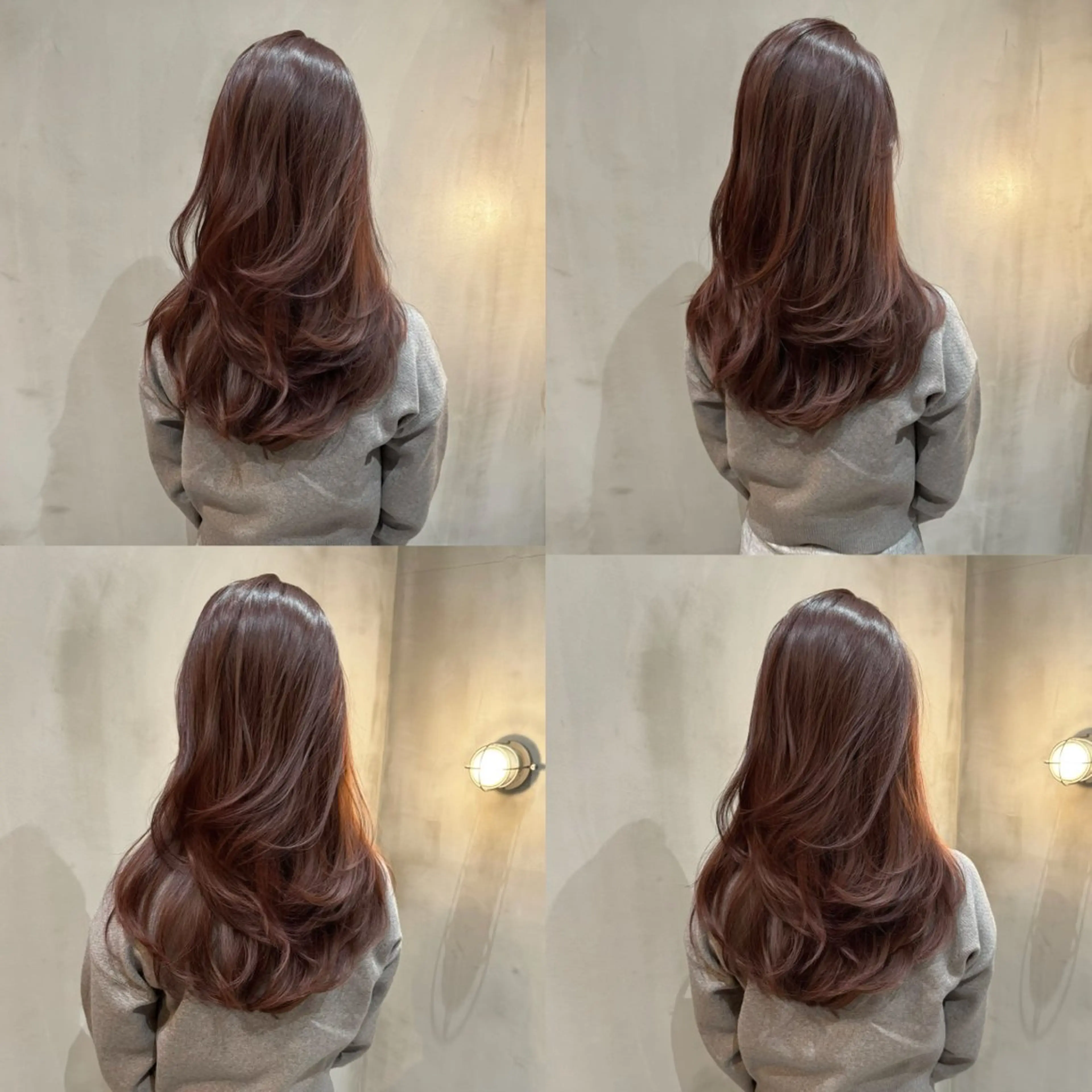 ロング 韓国風ヘア レイヤーカット カット ヘアカラー トリートメント LOMA🇰🇷 銀座クボタのヘアスタイル