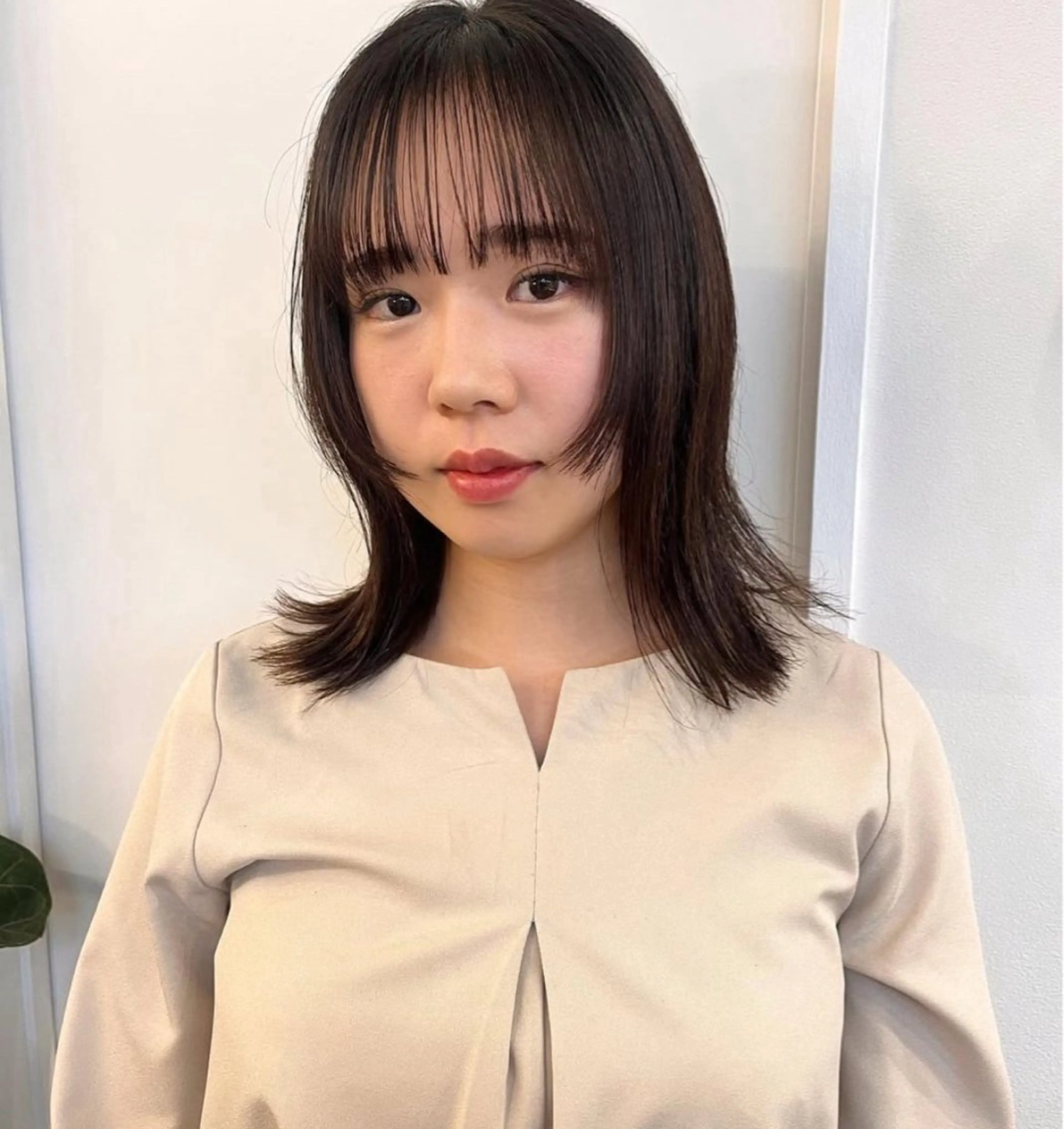 ミディアム カラー 透明感カラー haruhi/暖色 ☀️透明感カラーのヘアスタイル