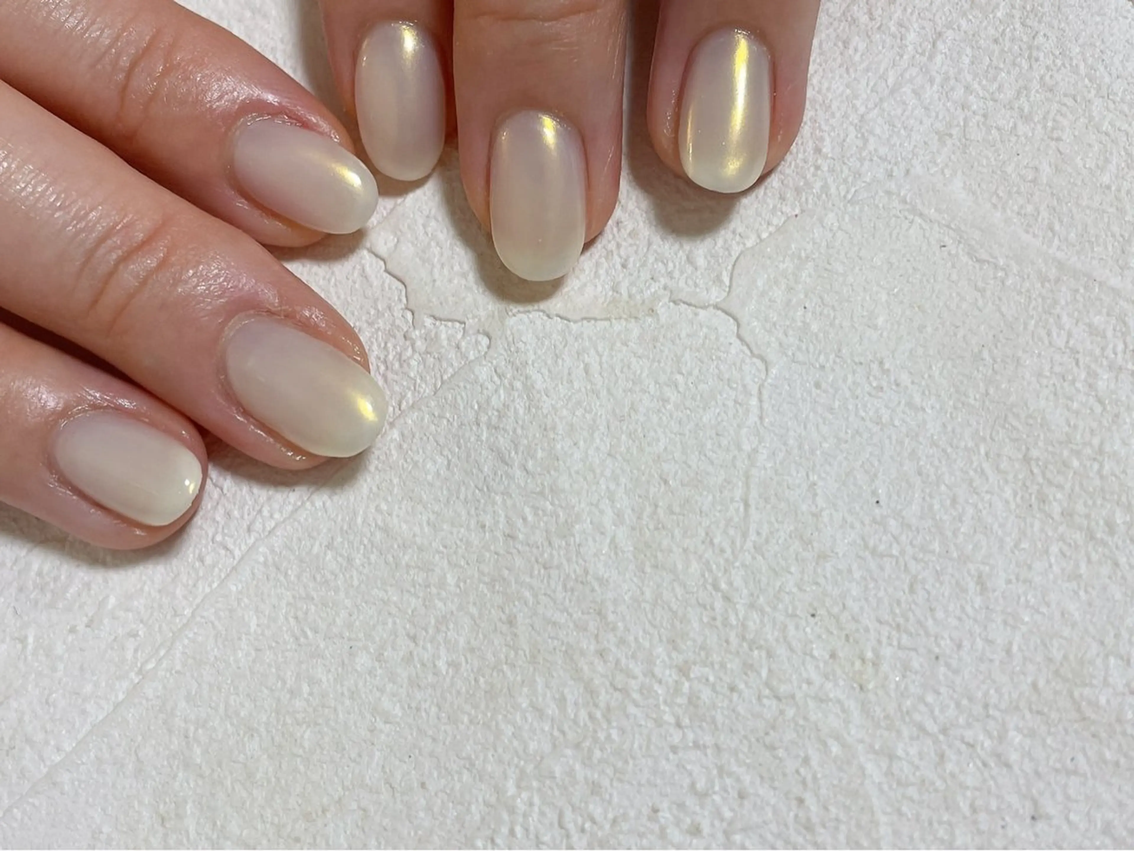 ネイル オーロラネイル フットネイル フレンチネイル ジェルネイル マグネットネイル kiki nail たまプラーザのネイルデザイン