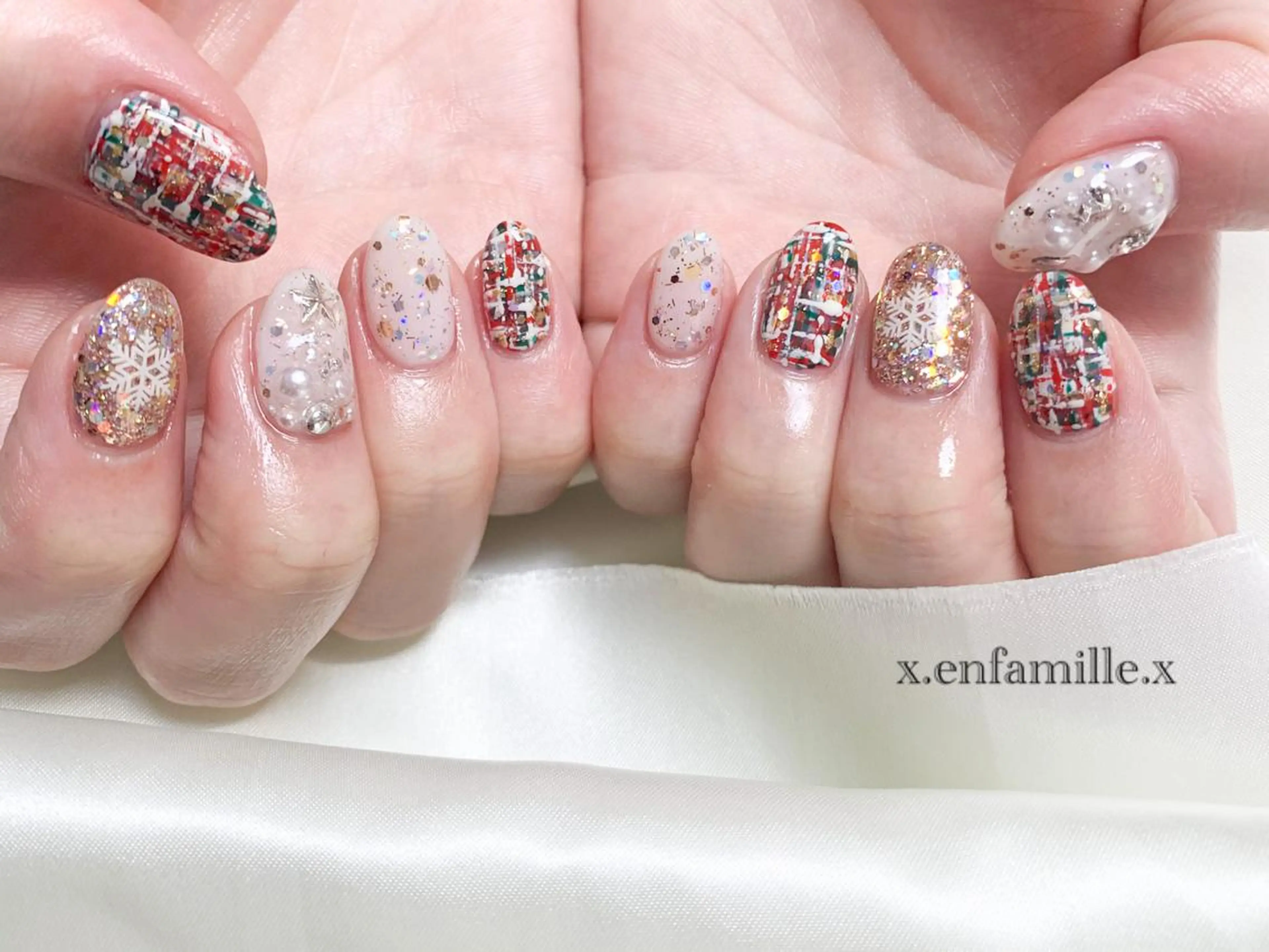 ネイル ハンドネイル nail salon en familleのネイルデザイン