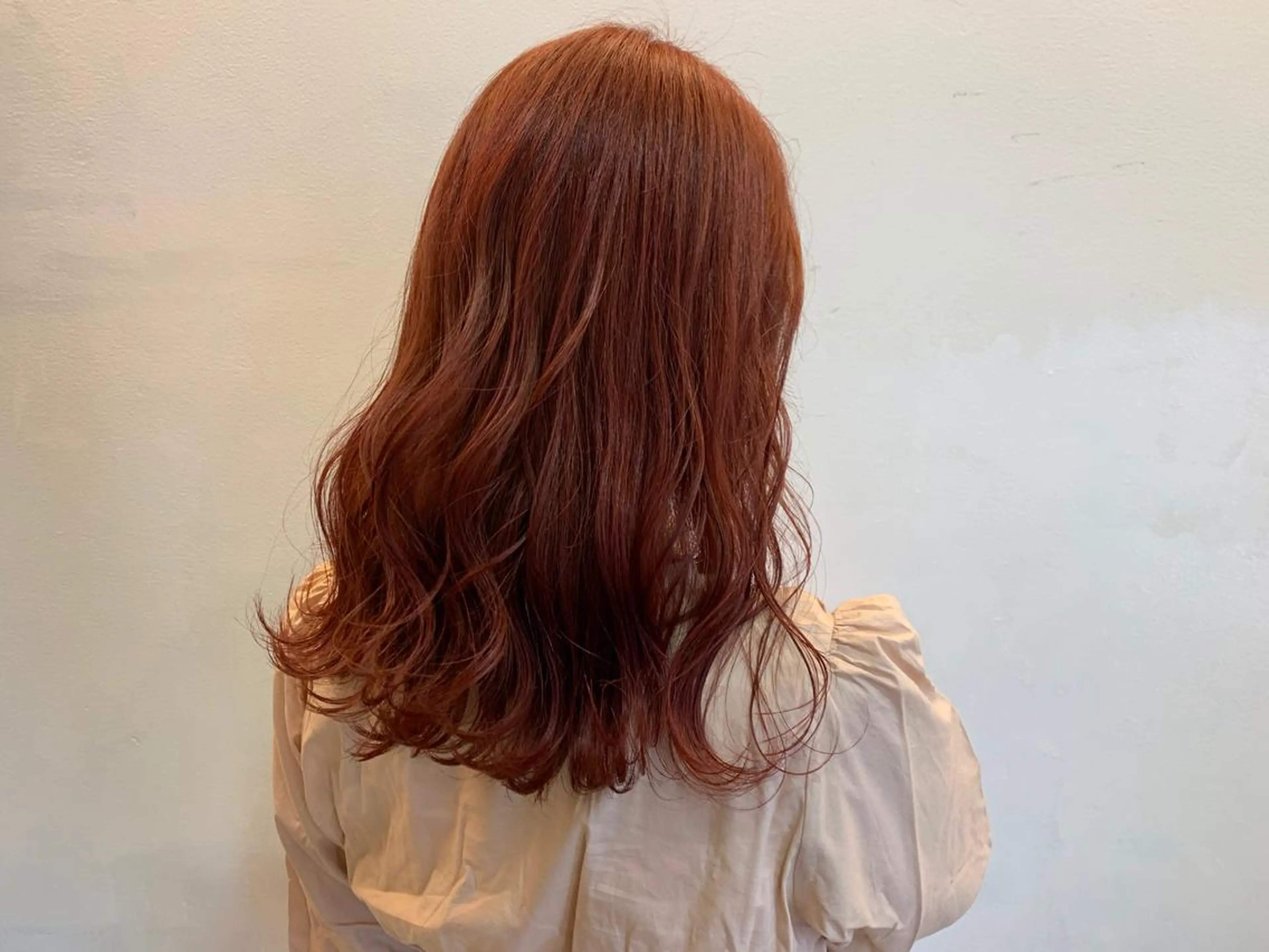 ミディアム カラー 西中島/髪質改善/ 透明感/山川光子のヘアスタイル