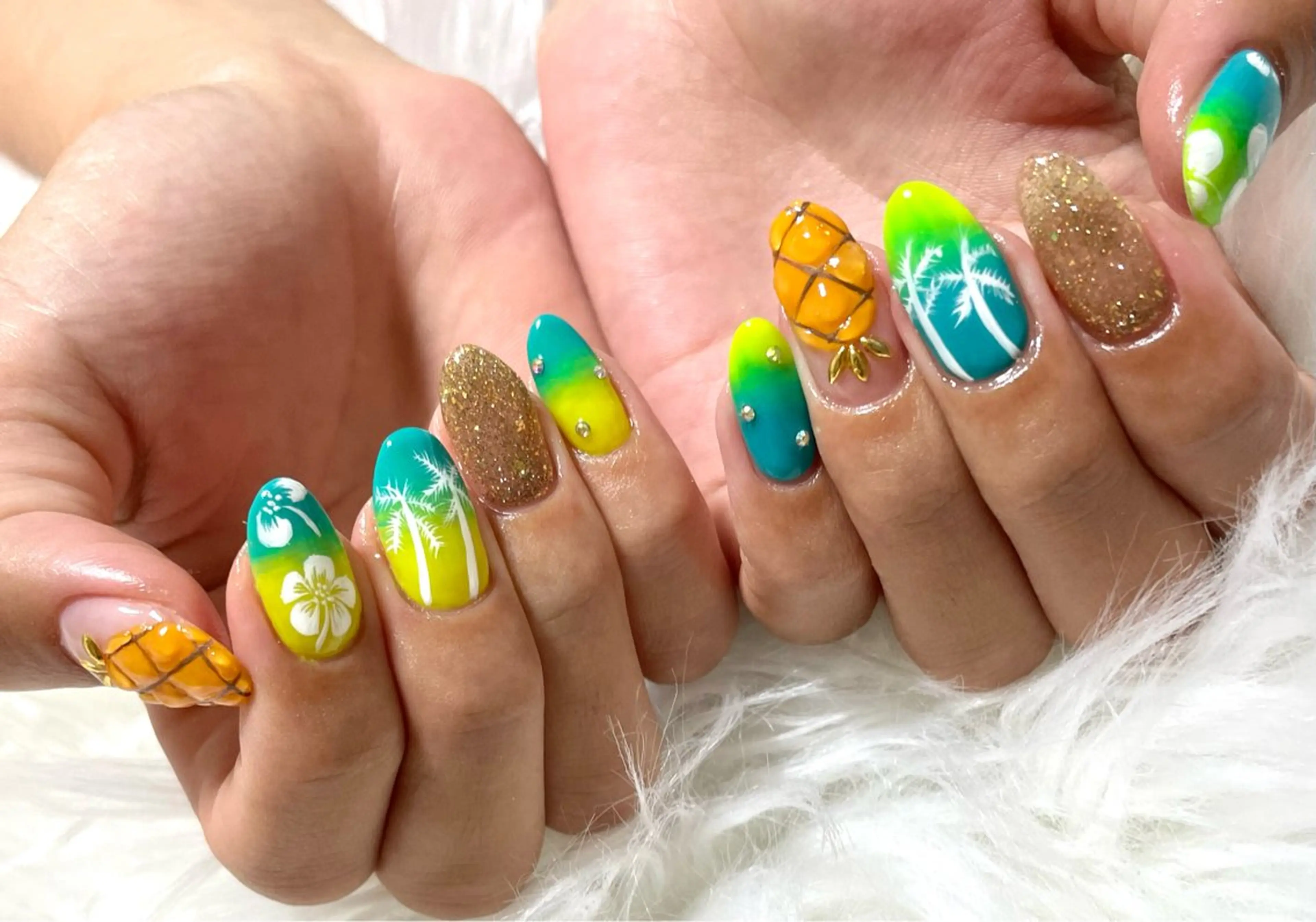 ネイル ハンドネイル nail salon HIRUKANAのネイルデザイン
