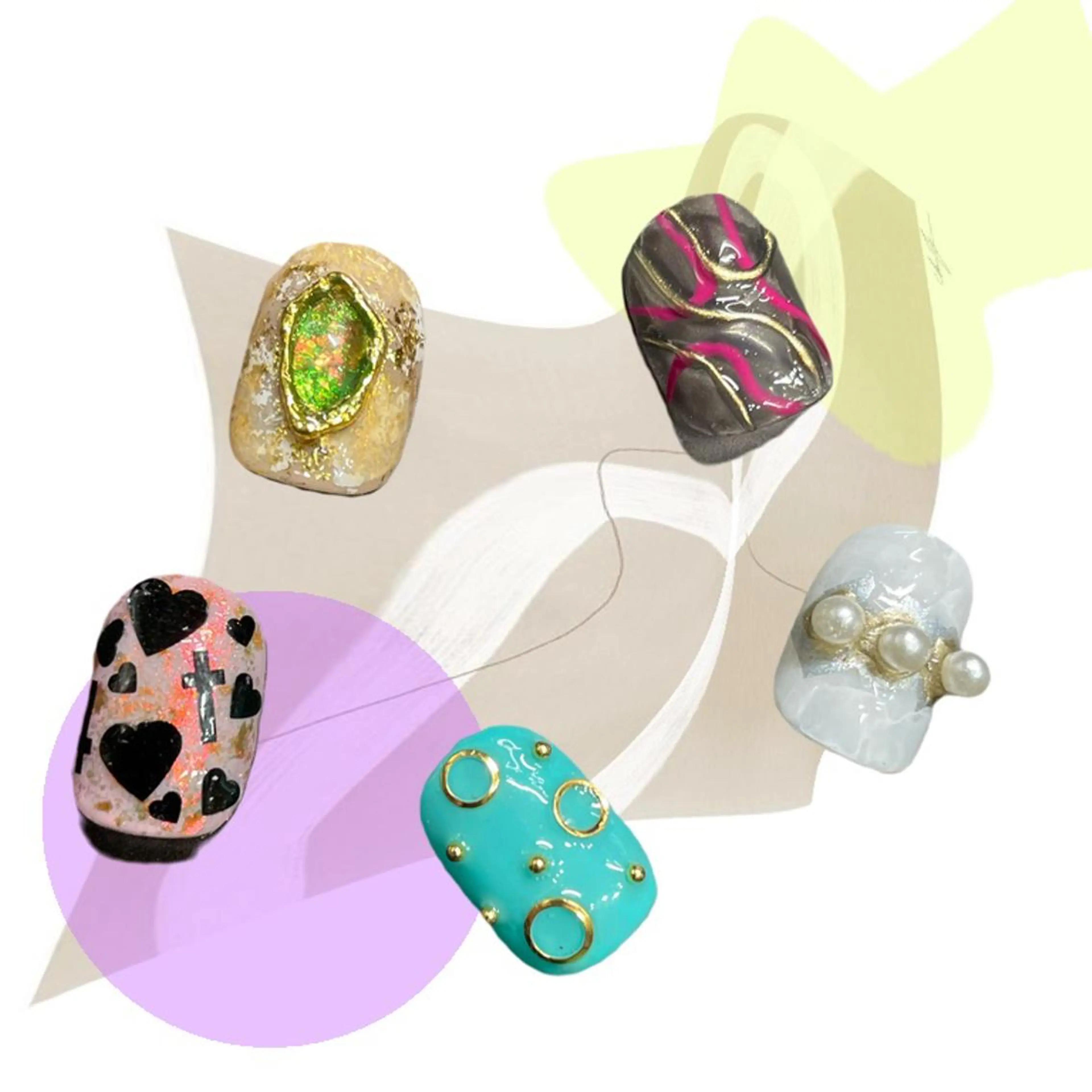 ネイル オーロラネイル 氷ネイル・うるうるネイル 韓国ネイル マグネットネイル ミラーネイル ハンドネイル VOLLMOND nailのネイルデザイン