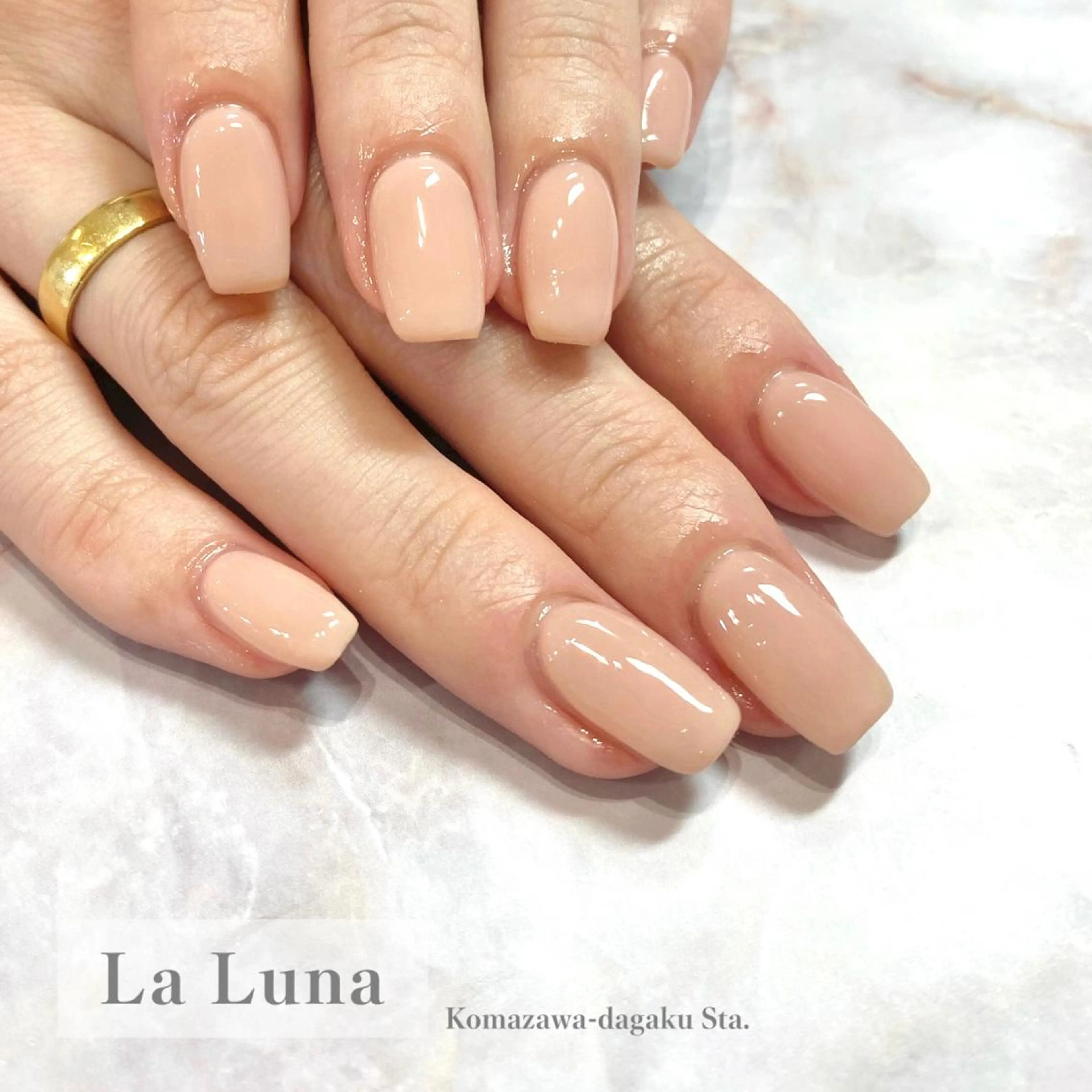 ネイル ワンカラーネイル ＬａＬｕｎａ🌙 Natsukiのネイルデザイン