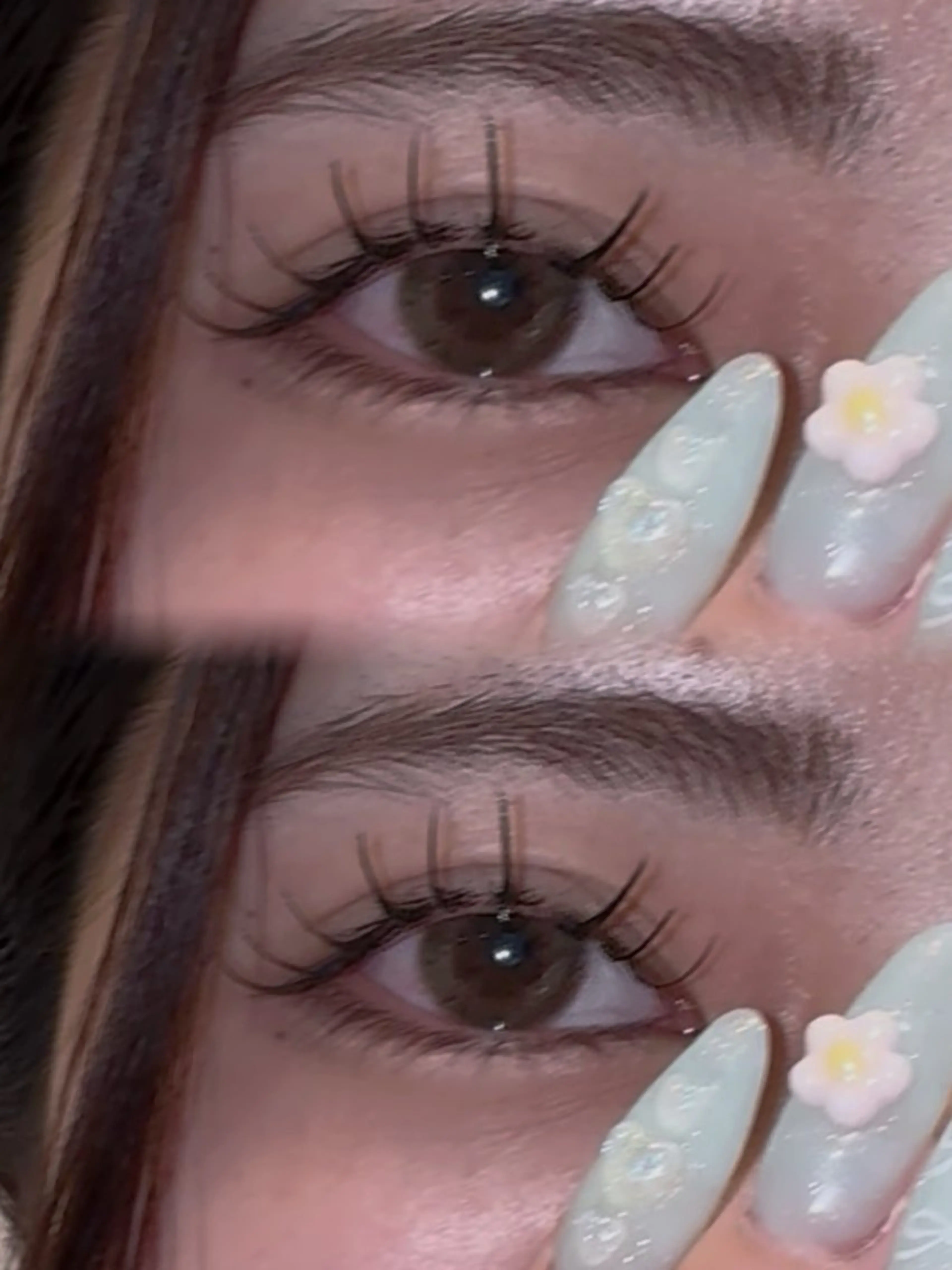 マツエク・マツパ 束感まつ毛 フラットラッシュ マツエク vis a vis 本蓮沼店所属・渡部 かおりのマツエク・マツパデザイン