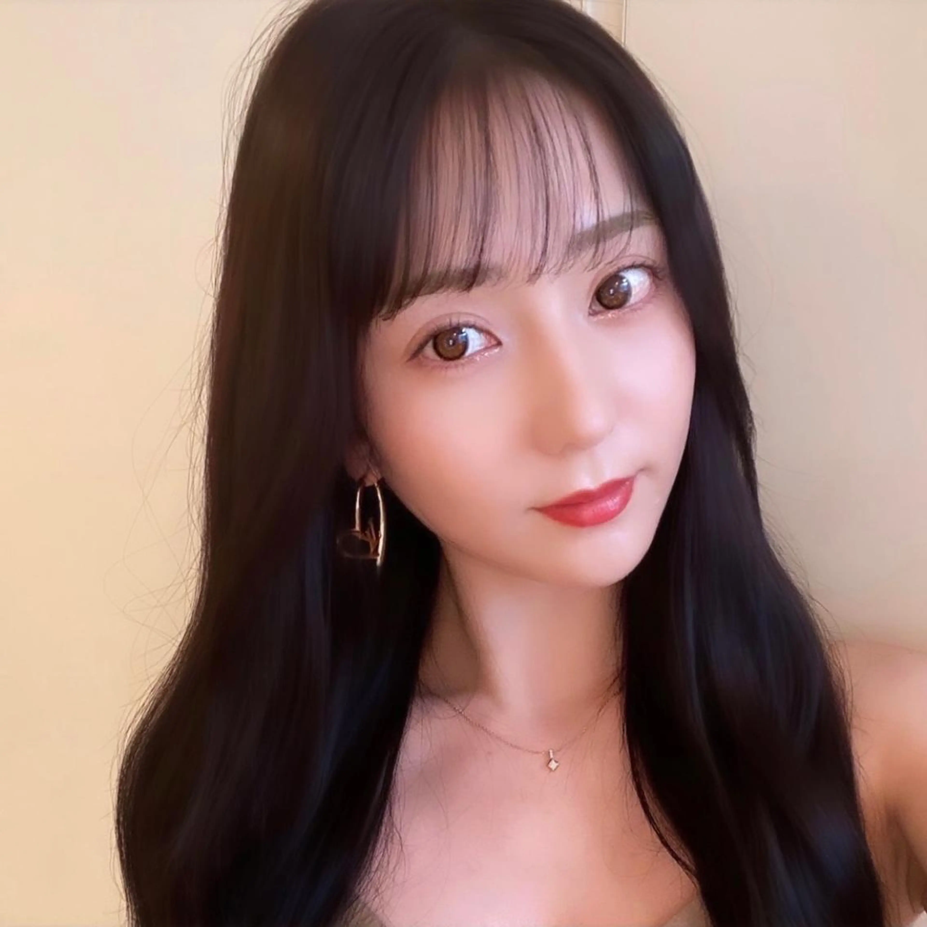 セミロング カラー パーマ ヘアアレンジ 結婚式・ブライダル アッシュ ベージュカラー 黒髪 ブリーチ 韓国ヘア×2way 🇰🇷和知拓郎のヘアスタイル