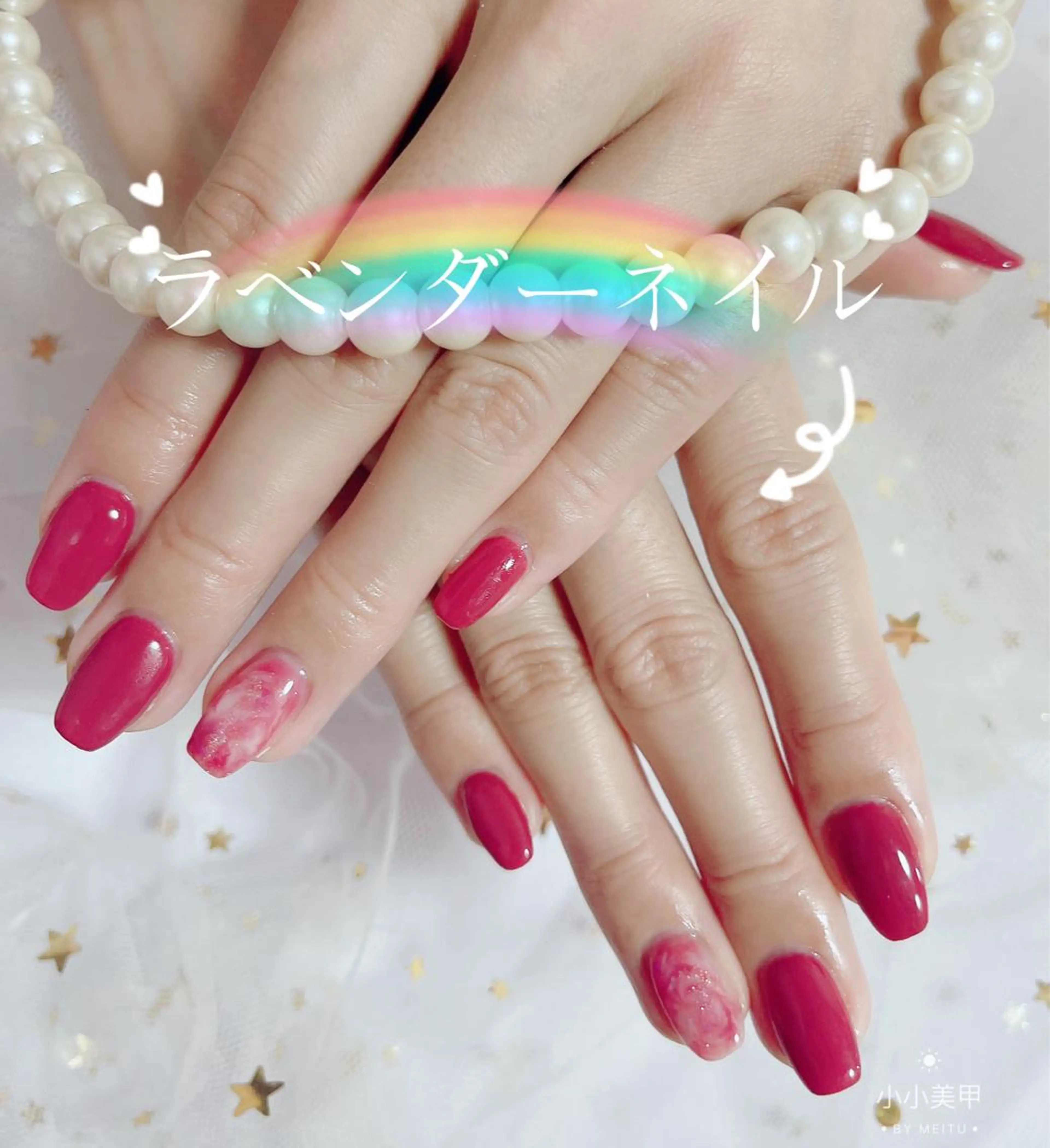 ネイル ハンドネイル 日暮里2 lavenderのネイルデザイン