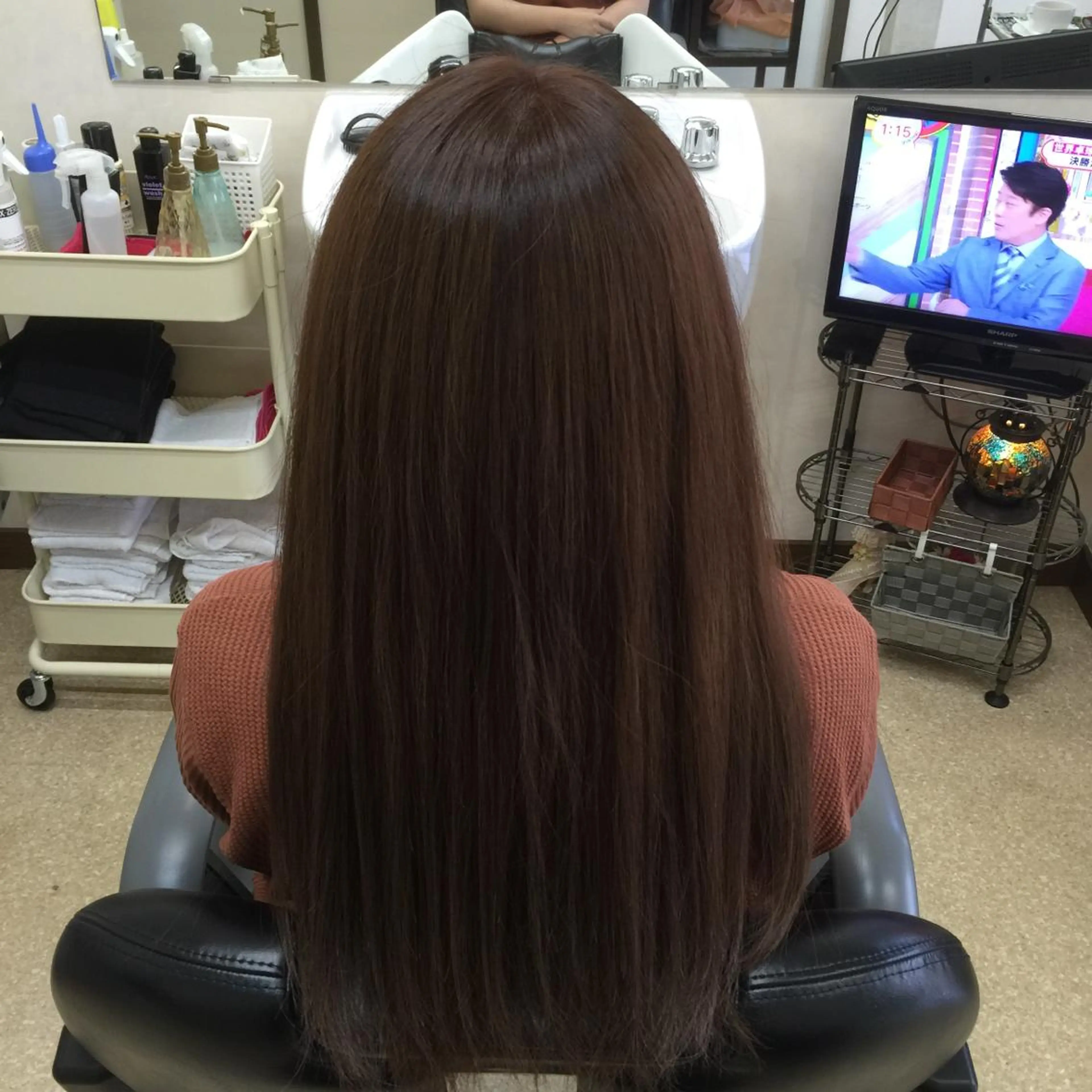 ロング 石塚 浩のヘアスタイル