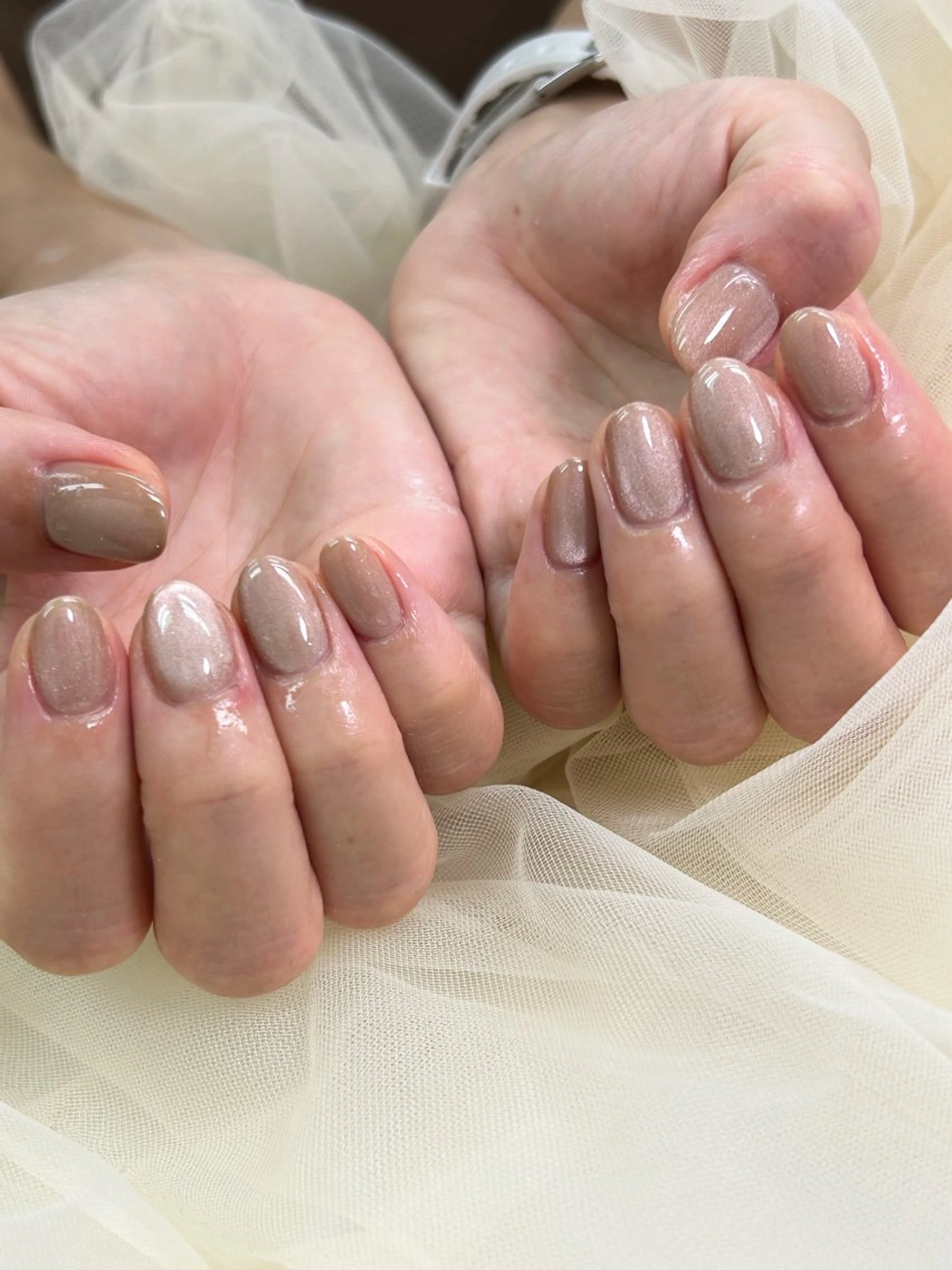 ワンカラーマグネットネイル+付け替えオフ込み(ソフトジェル)の写真