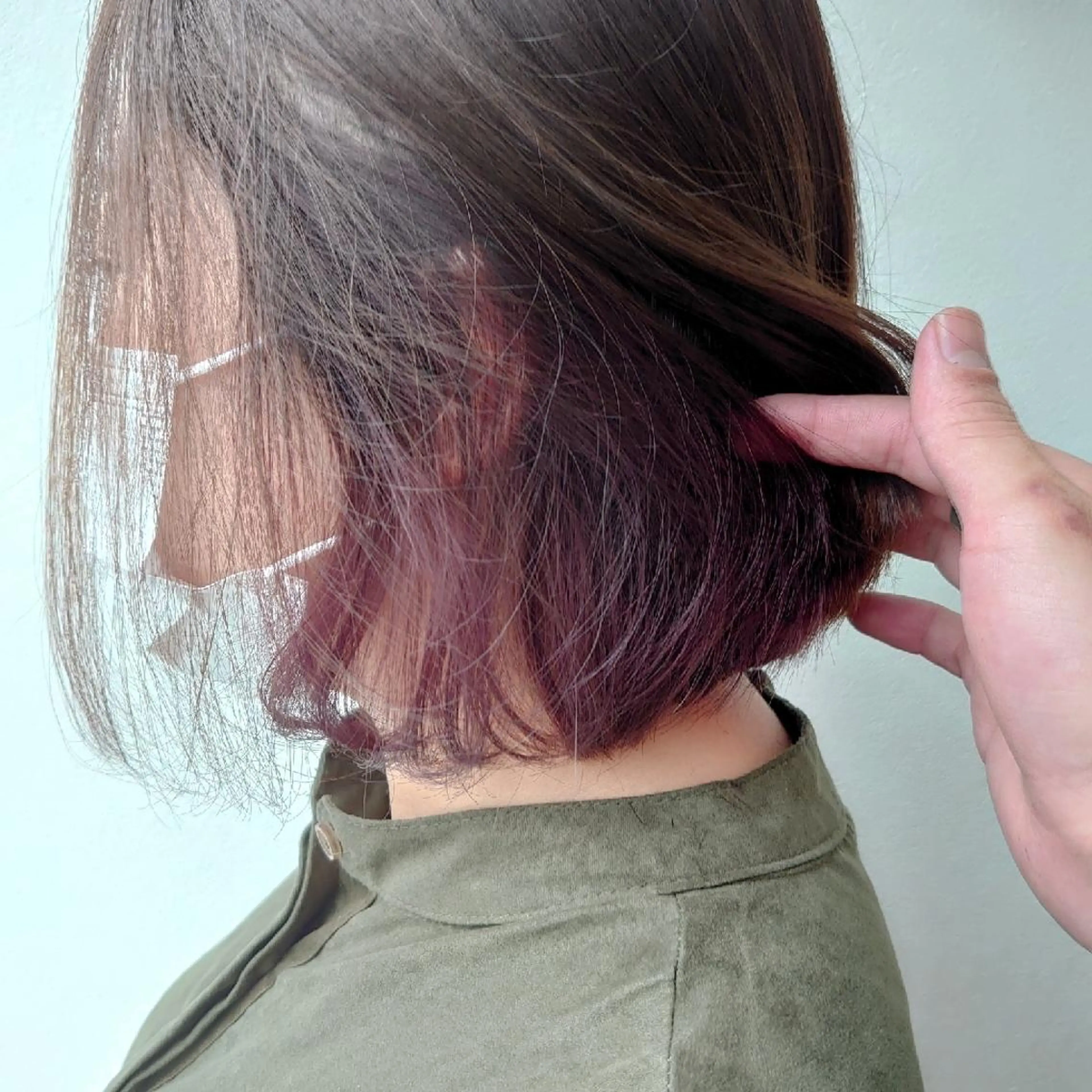 ショート カラー トリートメント 髪質改善/ブリーチ 田代 龍我のヘアスタイル