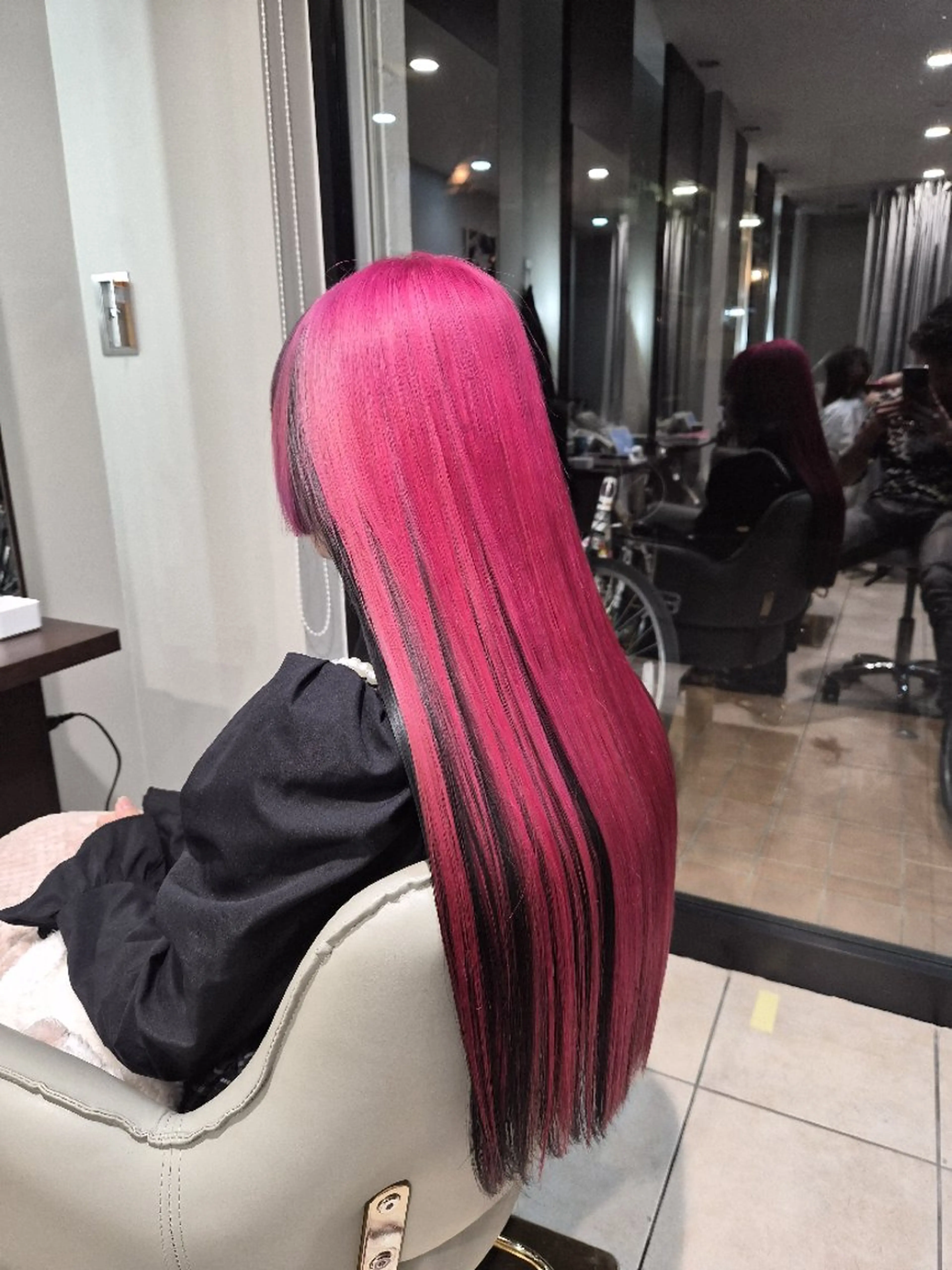 ロング カラー ヘアカラー Miyavi/カラー ショートボブのヘアスタイル