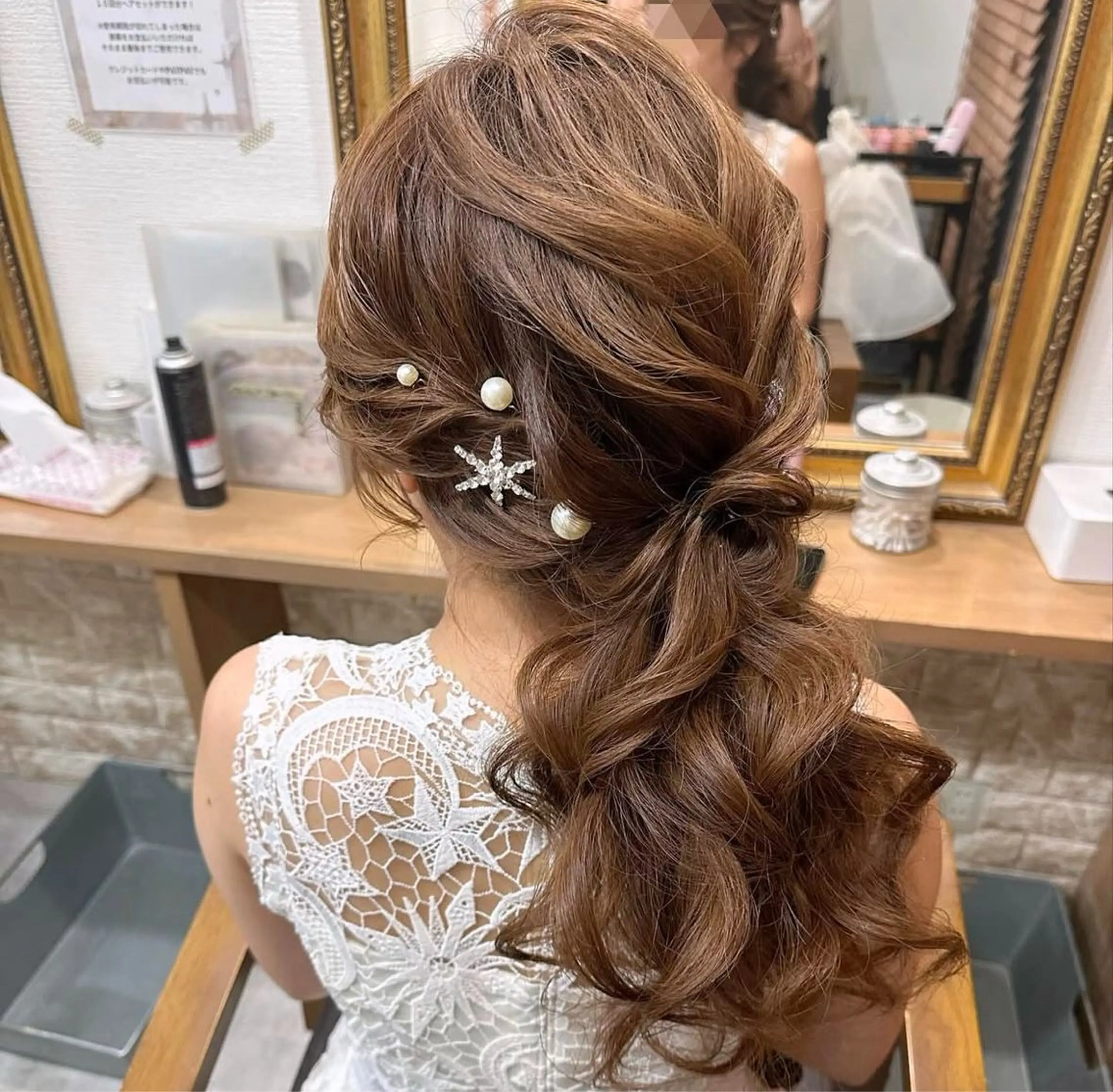 ヘアアレンジ ヘアセット 谷口遥 ♡ jolie栄店のマツエク・マツパデザイン