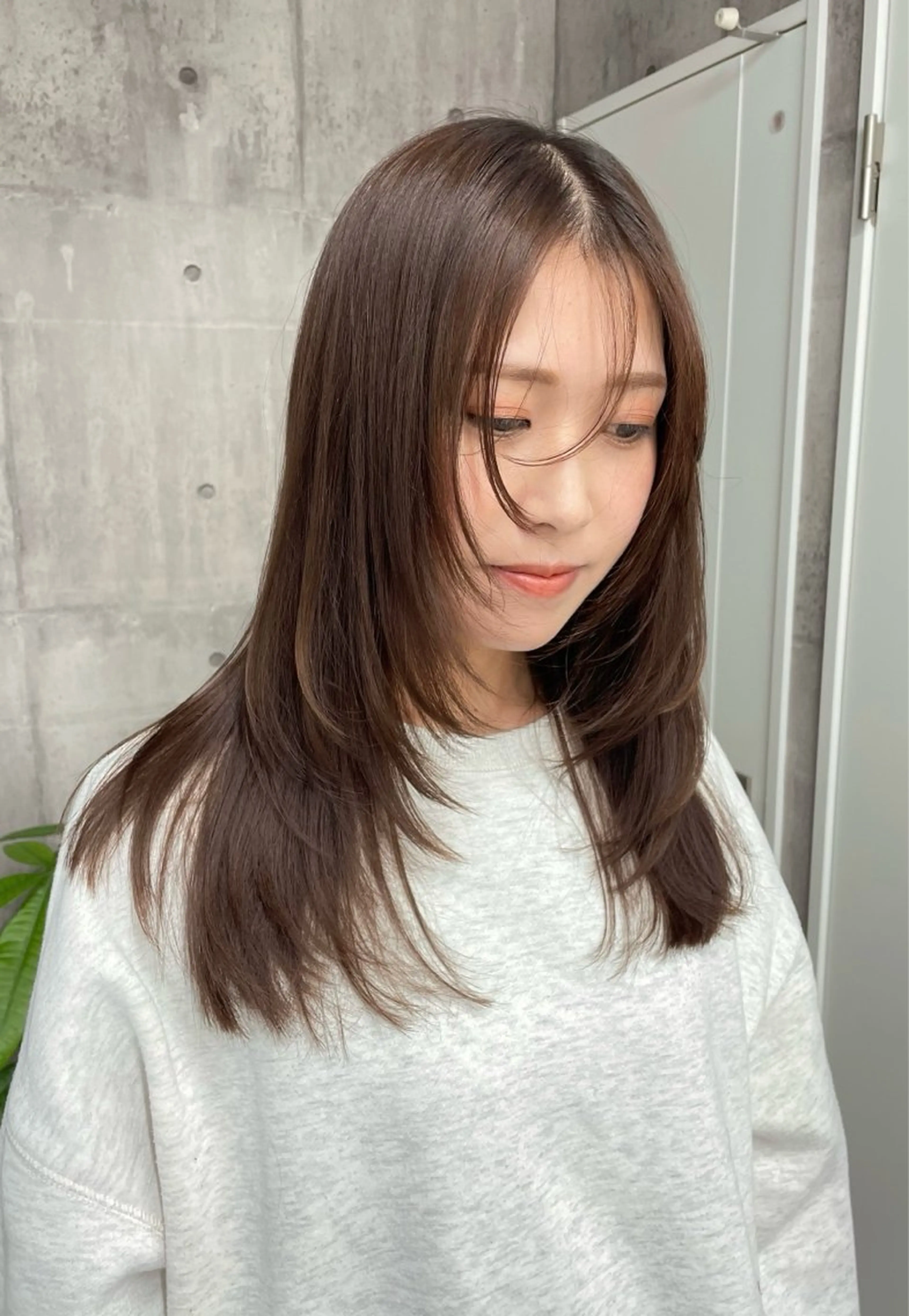 ロング カラー 松村 友里圭のヘアスタイル