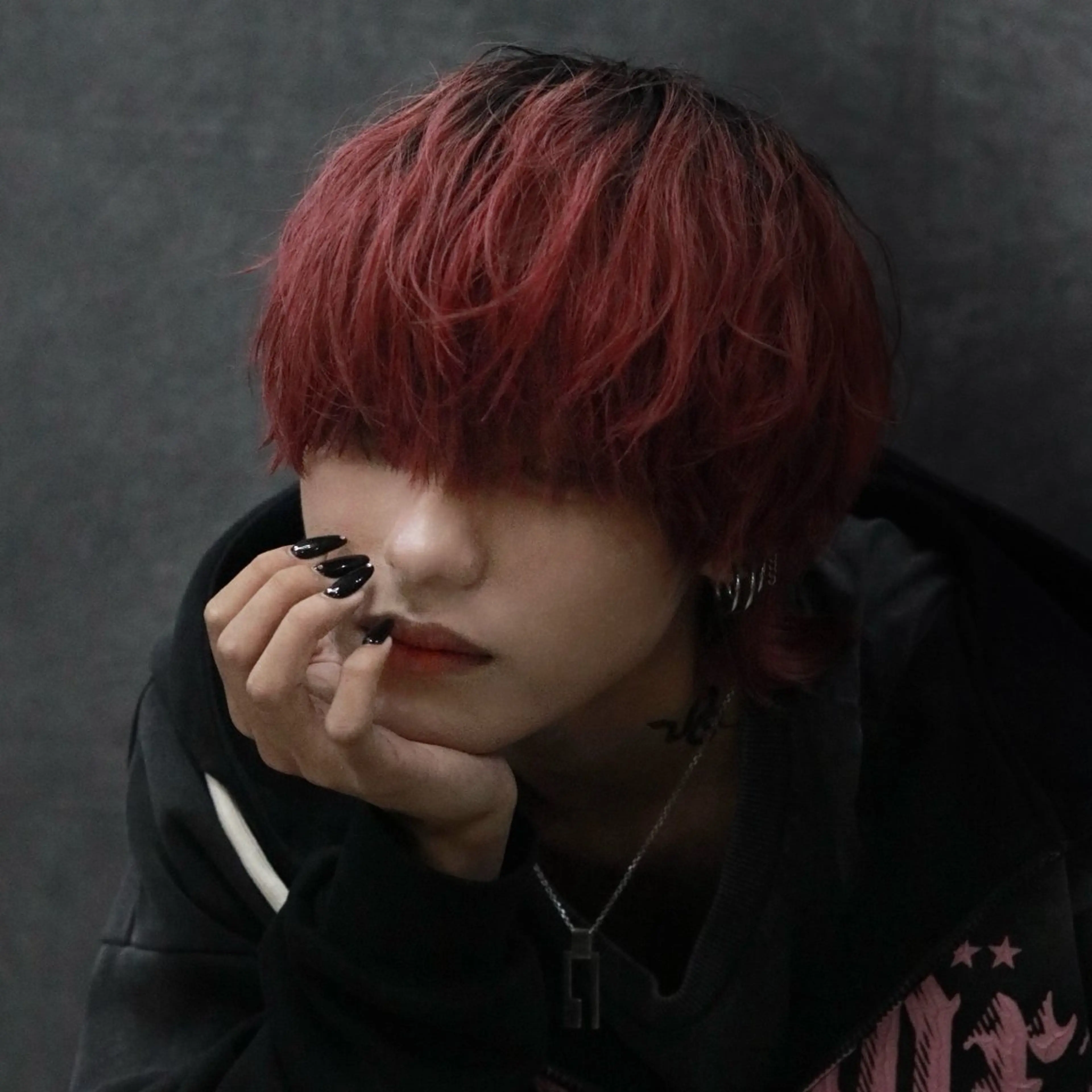 ミディアム メンズ カット ヘアカラー RACCOON.TOKYO 渋谷店所属・メンズカット特化🐺 ウルフ[店長]置塩祥のヘアスタイル