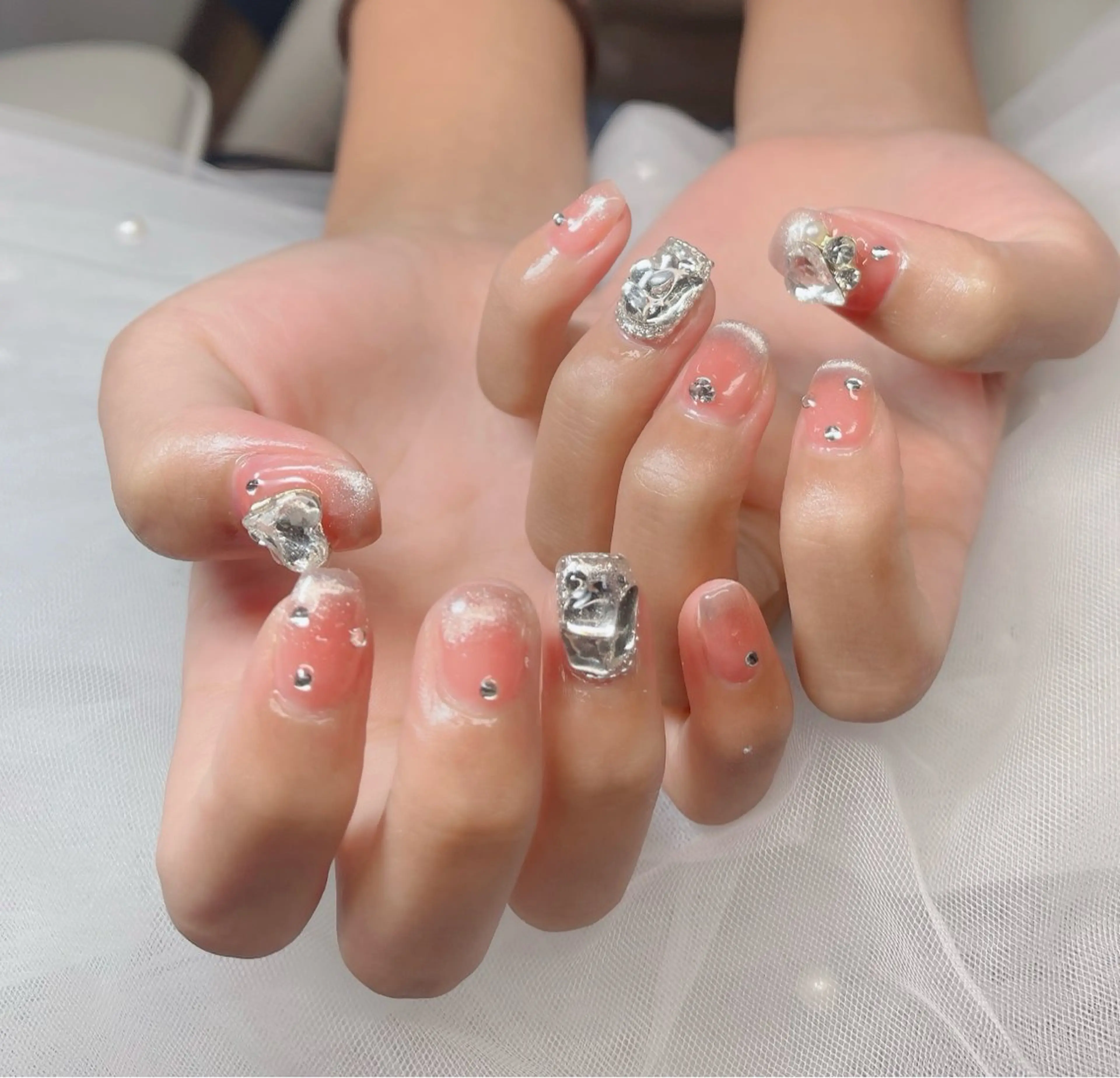 ネイル ハイネイル 自宅サロンのネイルデザイン