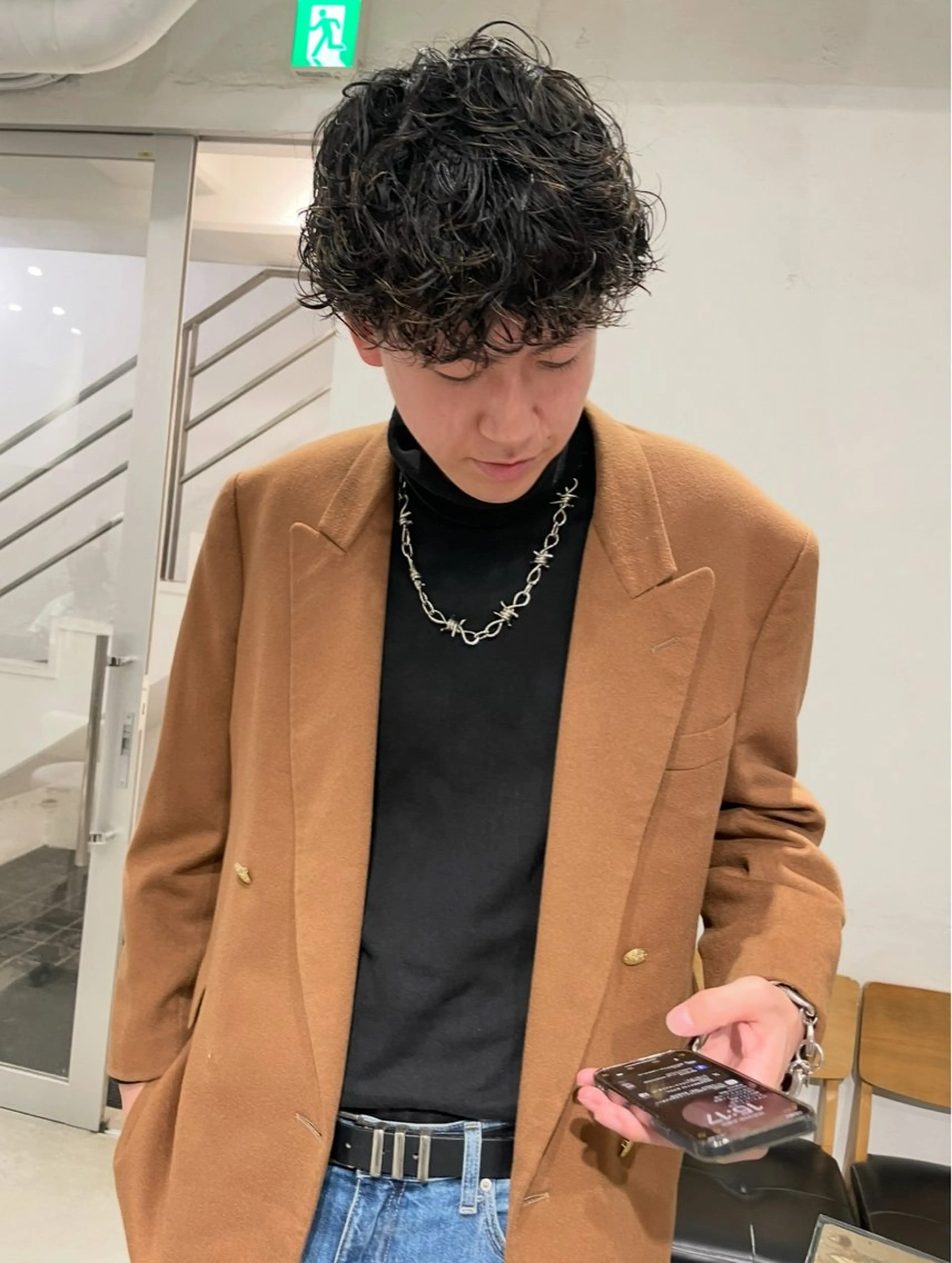 ショート パーマ メンズ メンズパーマ プードルパーマ 外国人風カラー プードルパーマ スパイラルパーマ カット パーマ トリートメント スパイラルパーマ 🌐hina⭐️のヘアスタイル