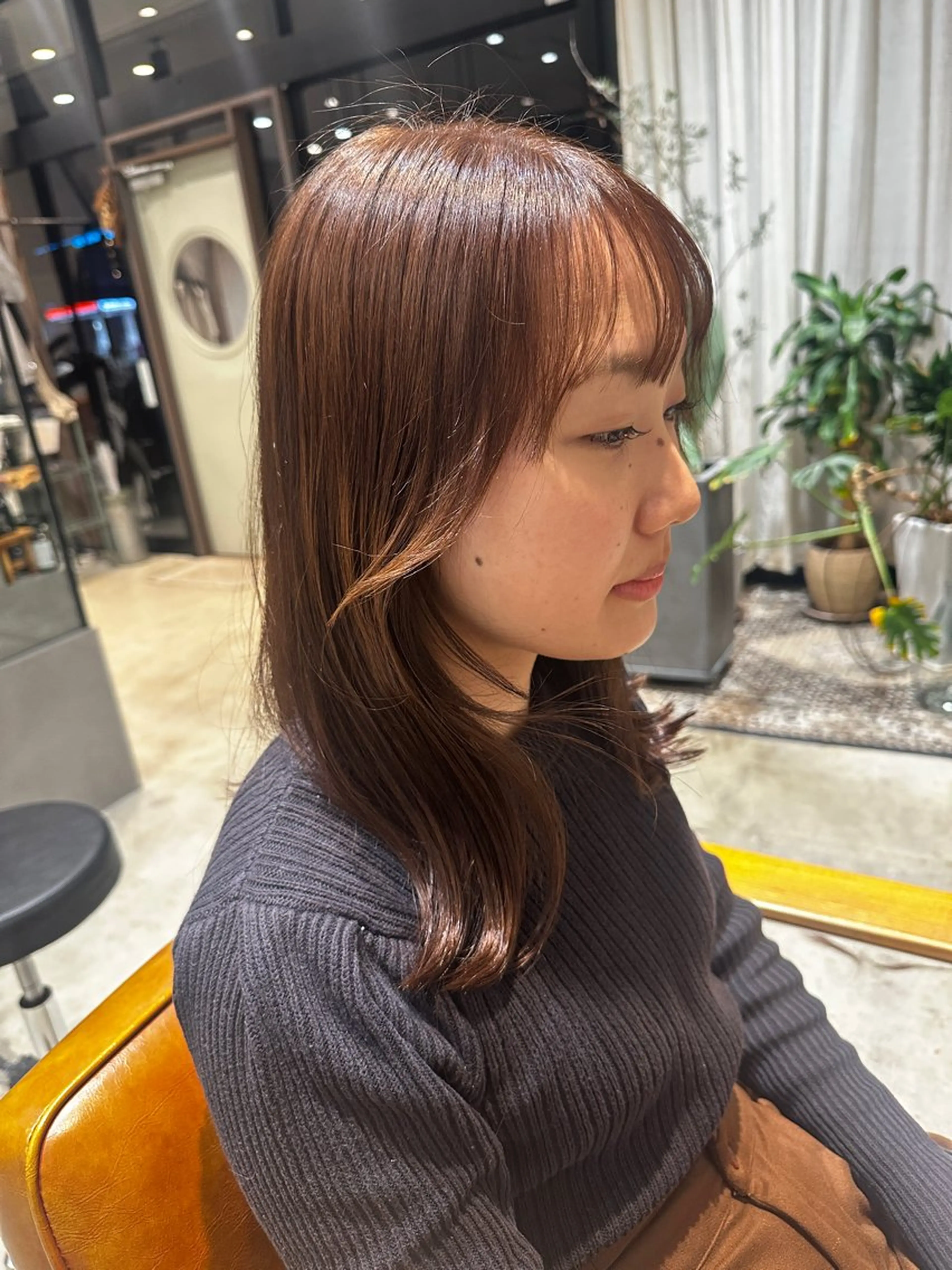 ミディアム 萩原 貴志のヘアスタイル