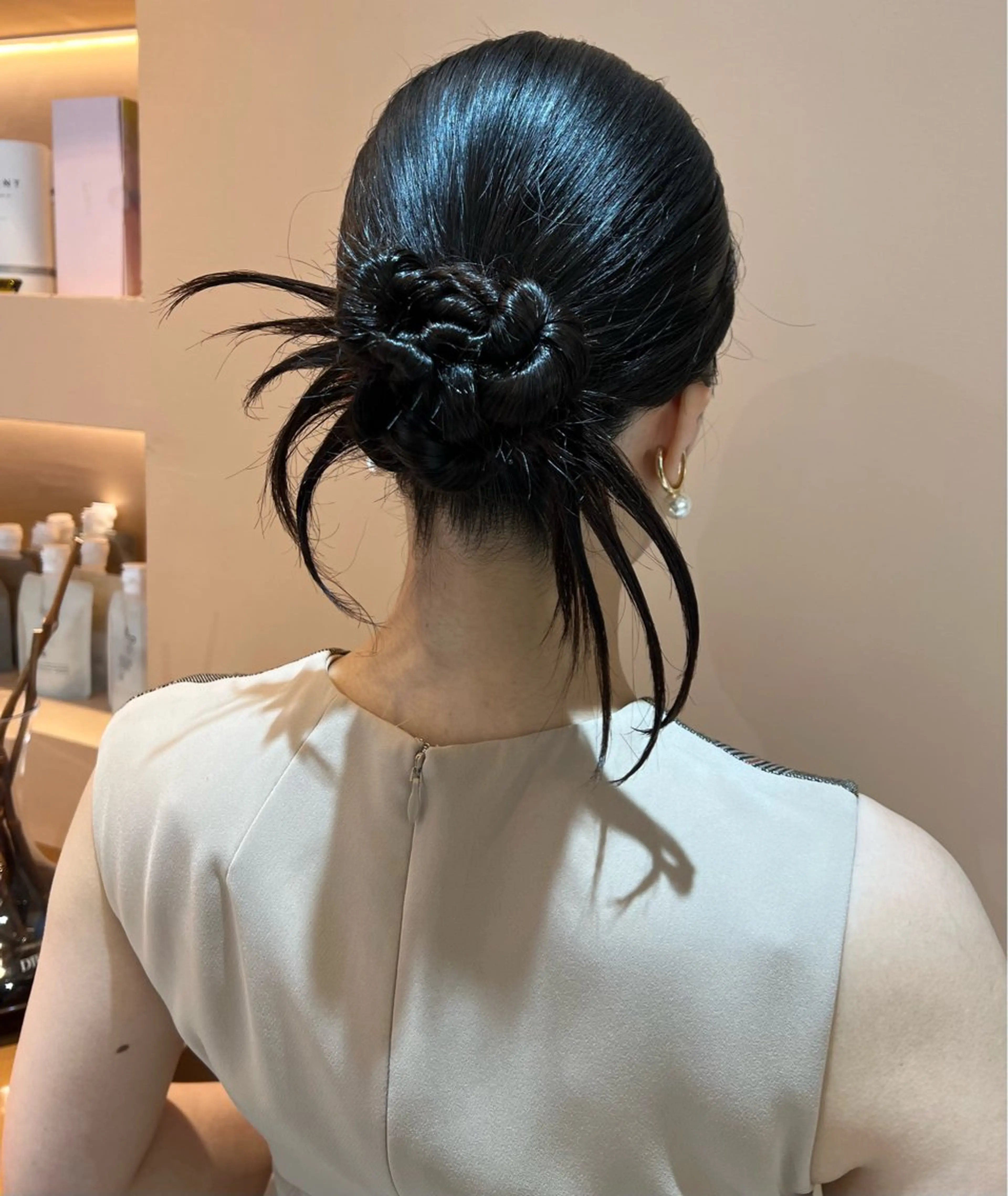 セミロング カラー ヘアアレンジ ヘアセット ✨カチモリ✨レイヤー 韓国ヘア🇰🇷ゆいのヘアスタイル