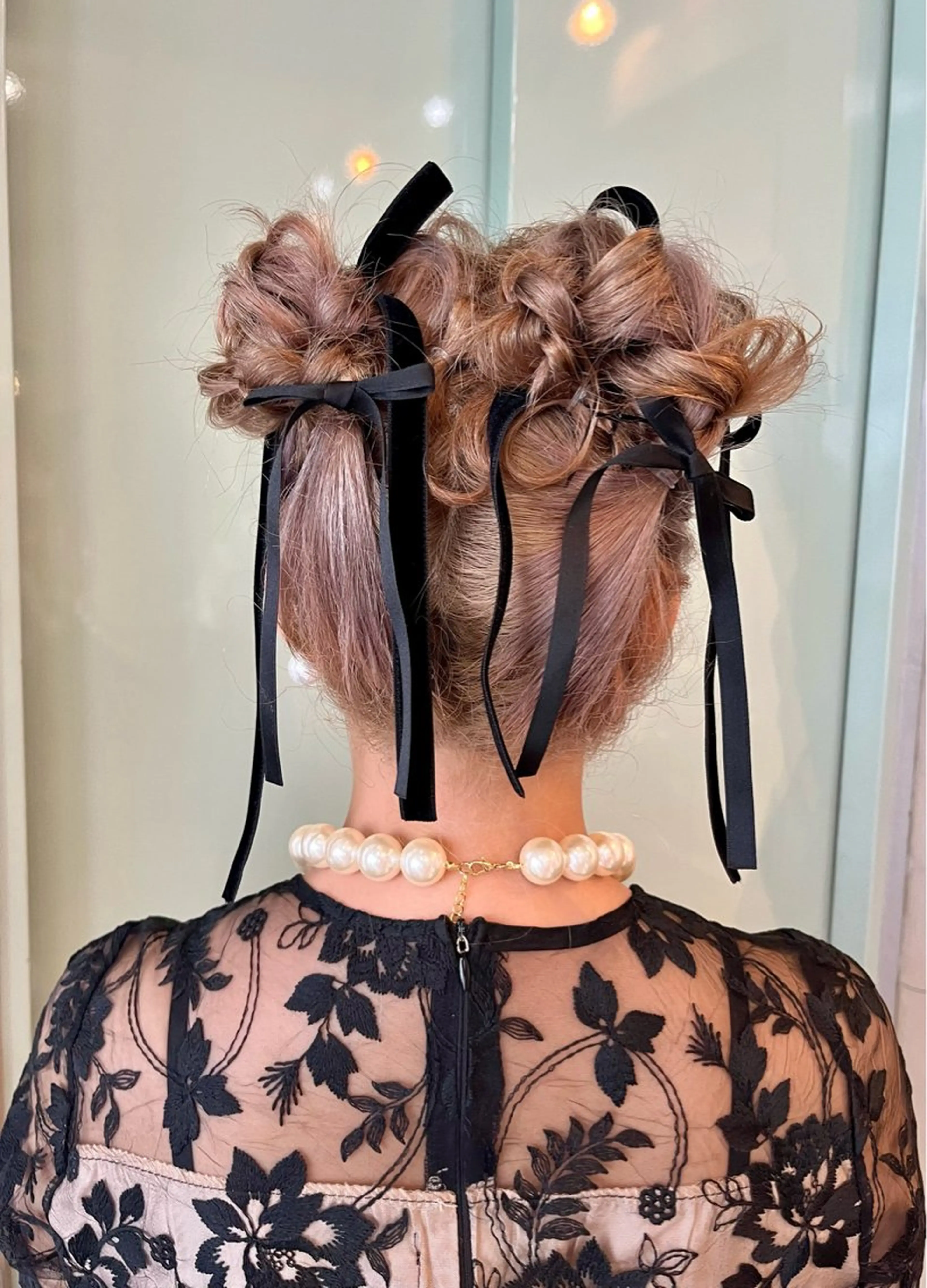 ヘアアレンジ　ヘアセットの写真