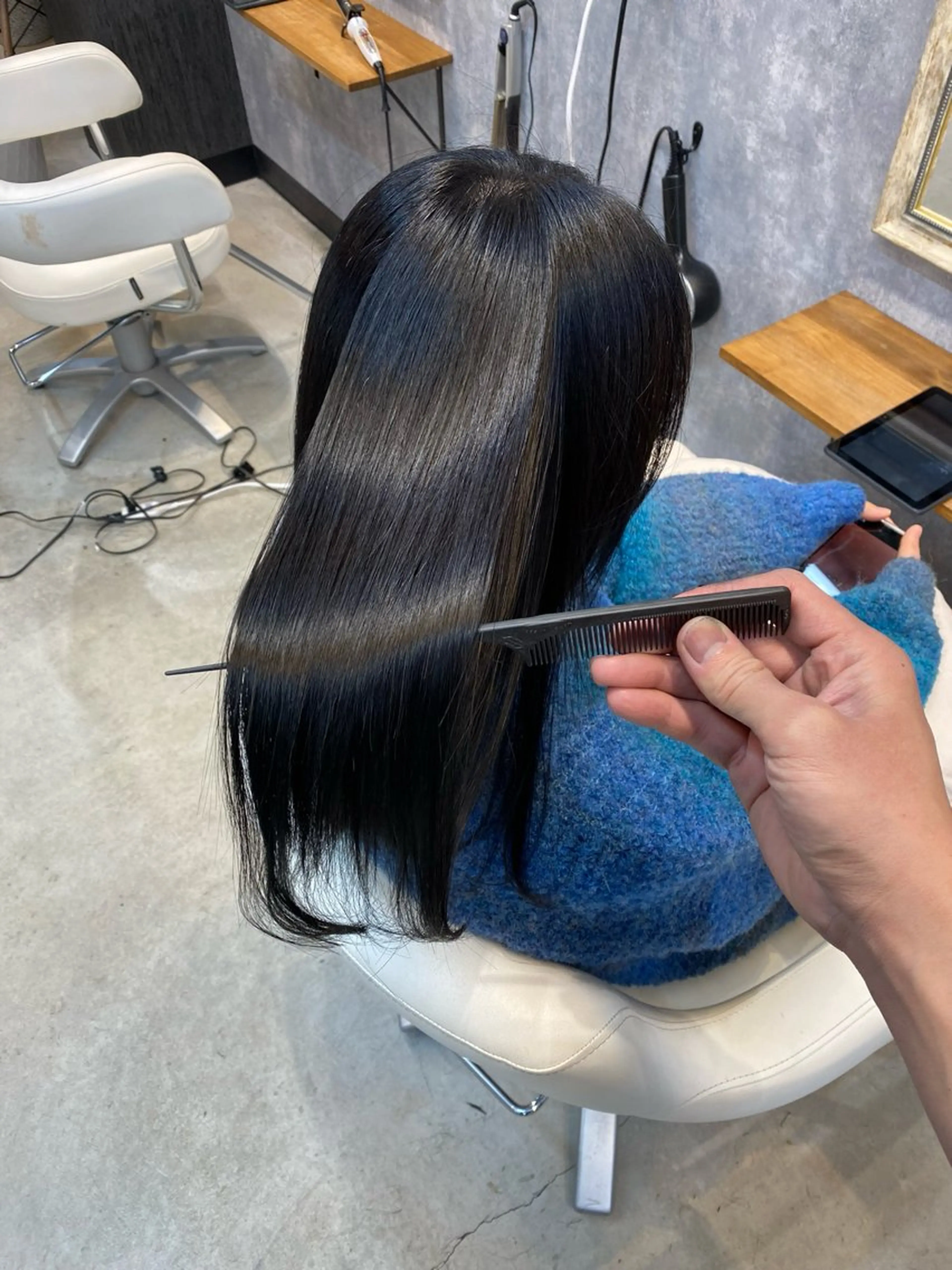 ロング カット 縮毛矯正 en Siena エンシエナのヘアスタイル