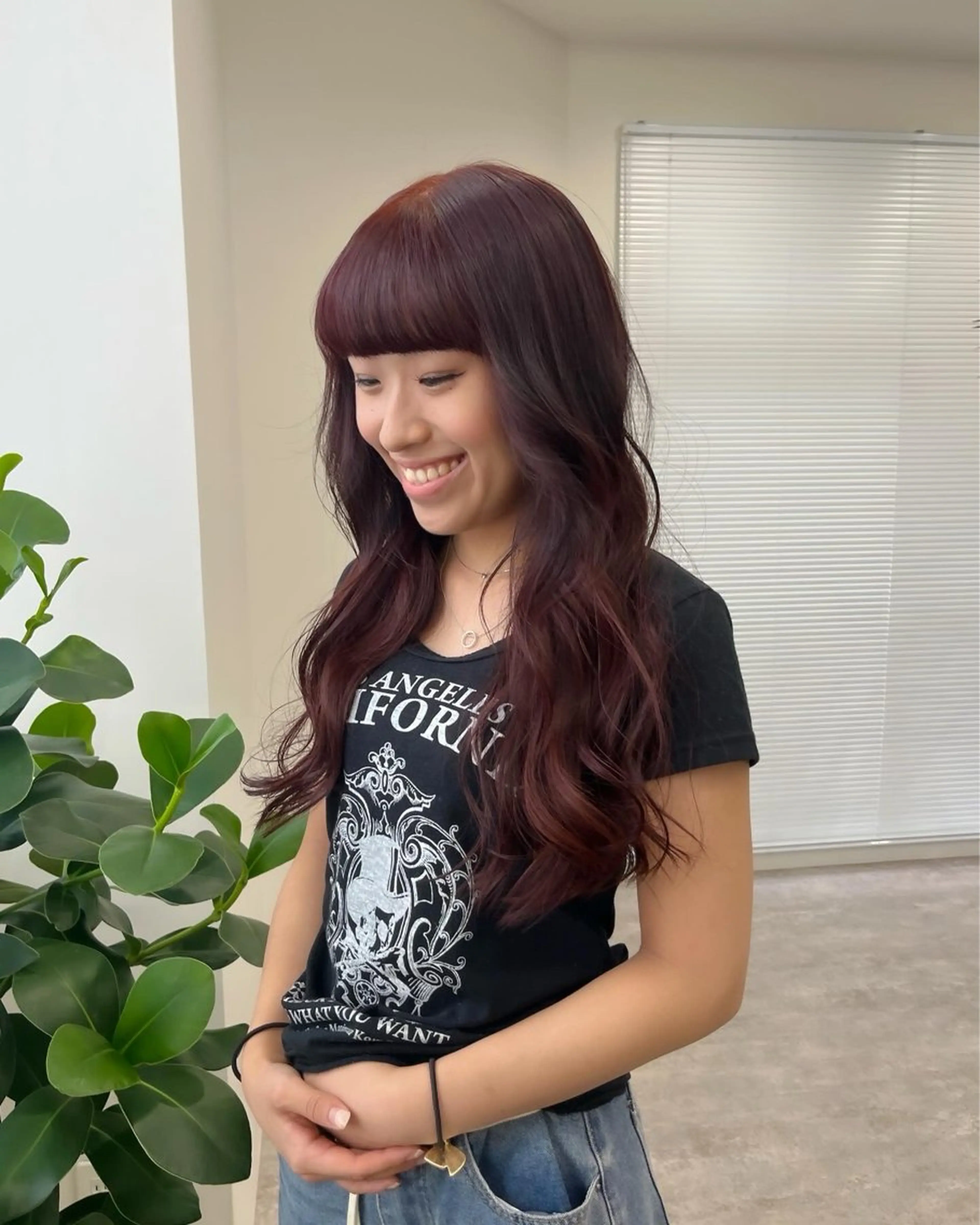 ロング カラー ブラウンカラー オレンジ JOULE'S（ジュール）所属・JOULE'S natsukiのヘアスタイル