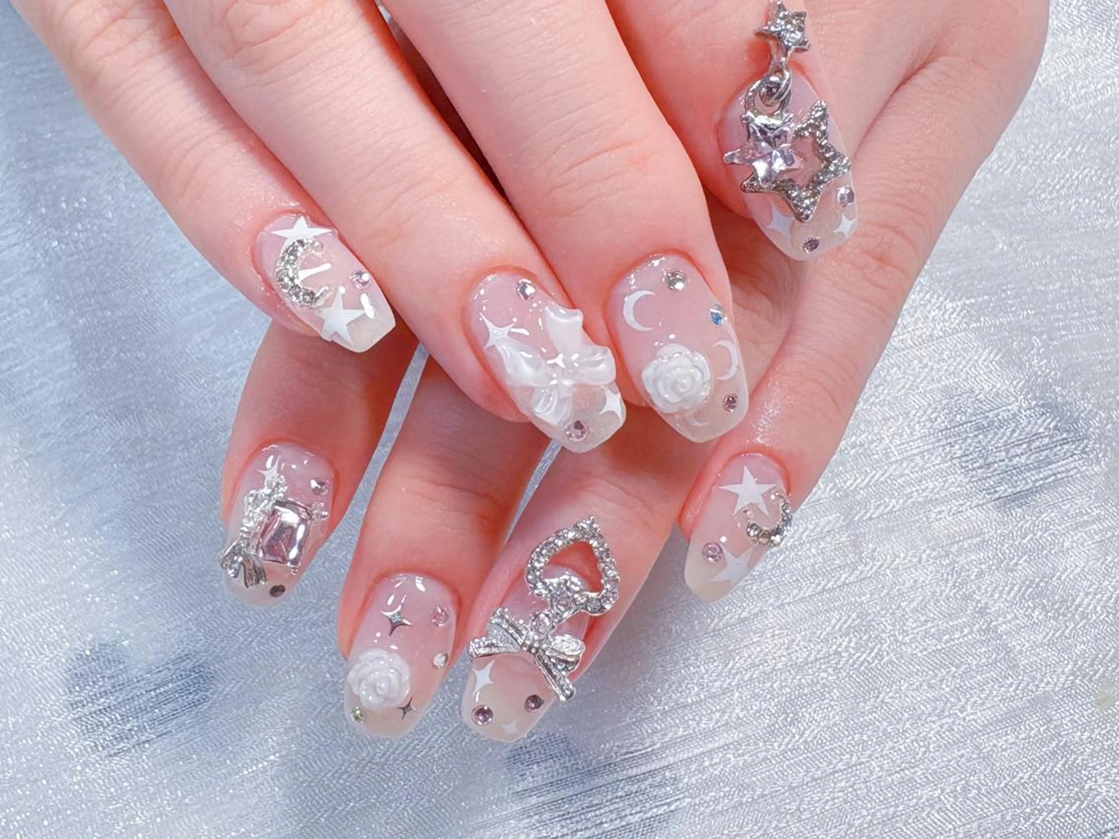ネイル ハンドネイル 🐳彩羽チップ 長さだし専門🐳のネイルデザイン