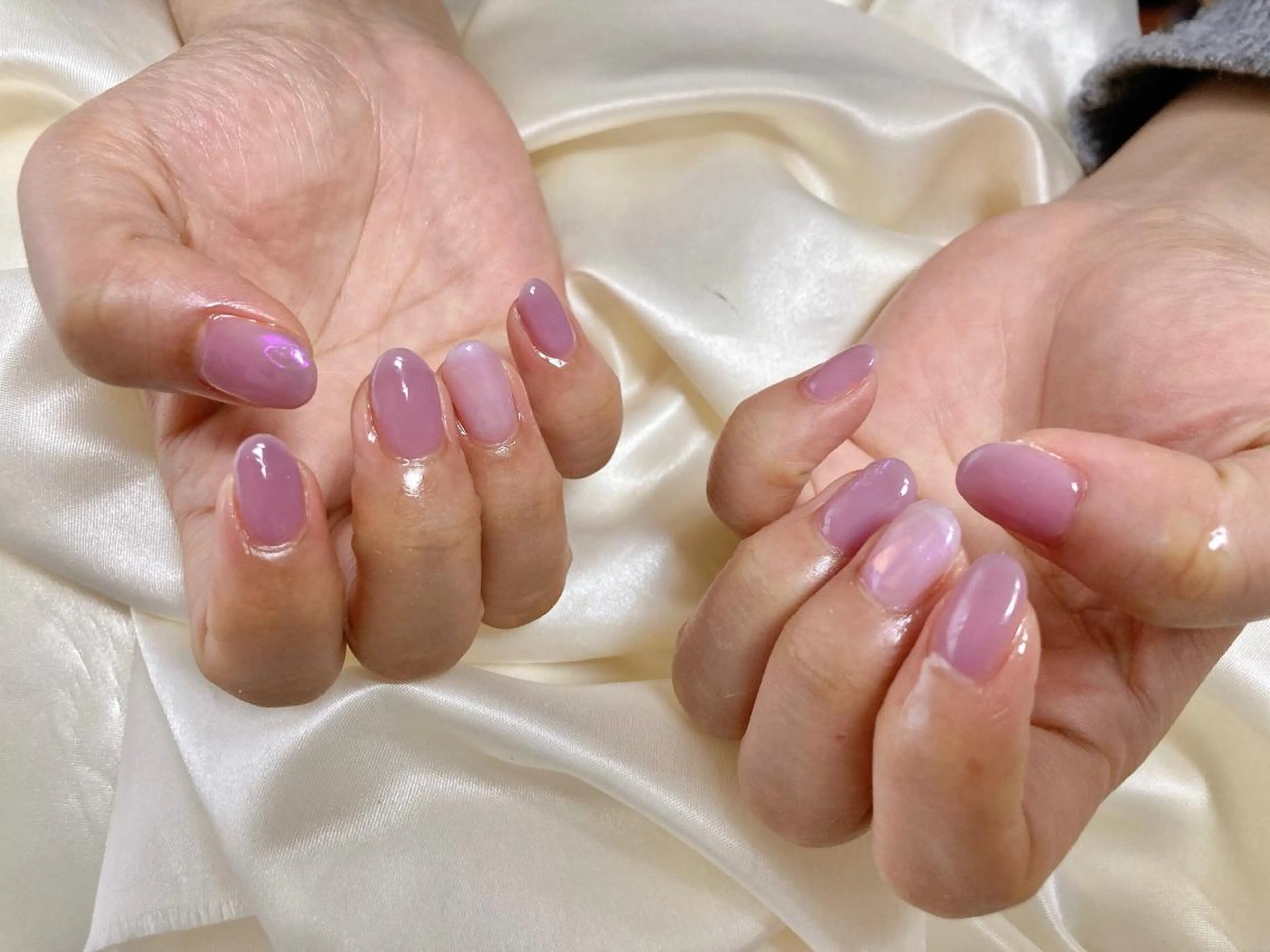 ネイル オーロラネイル kikinail 溝の口のネイルデザイン