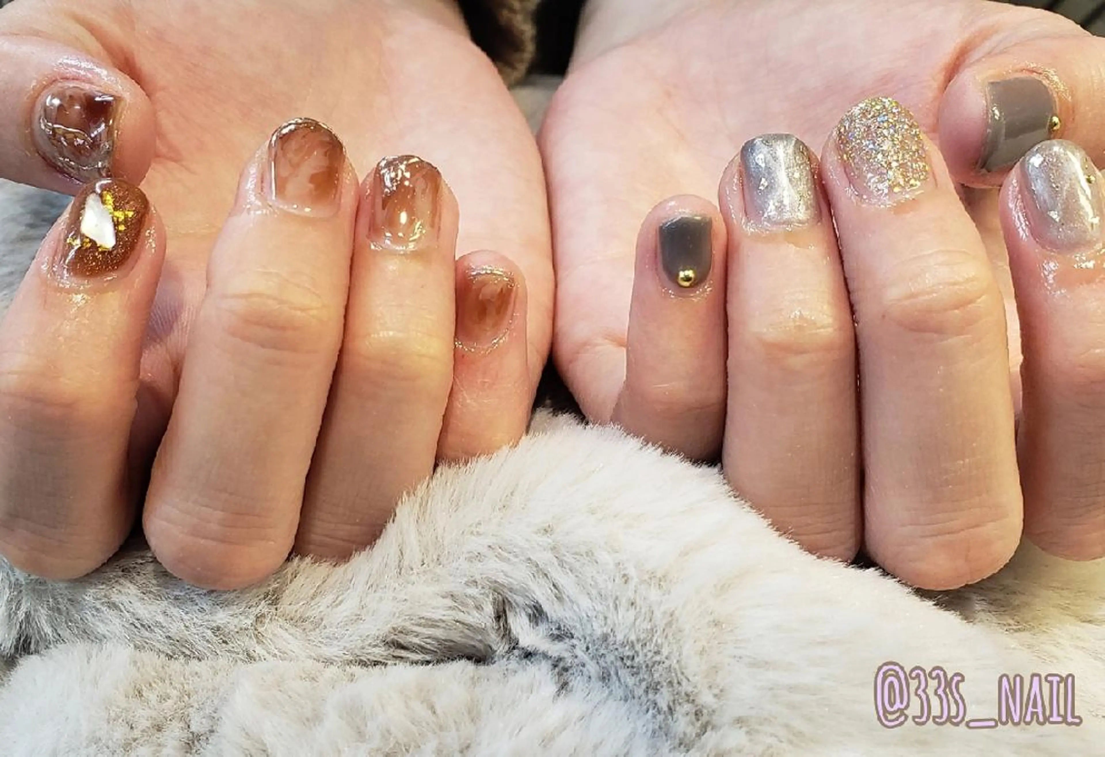 ネイル ニュアンスネイル ハンドネイル ハンドケア 櫛の屋浜口店 sumireのネイルデザイン