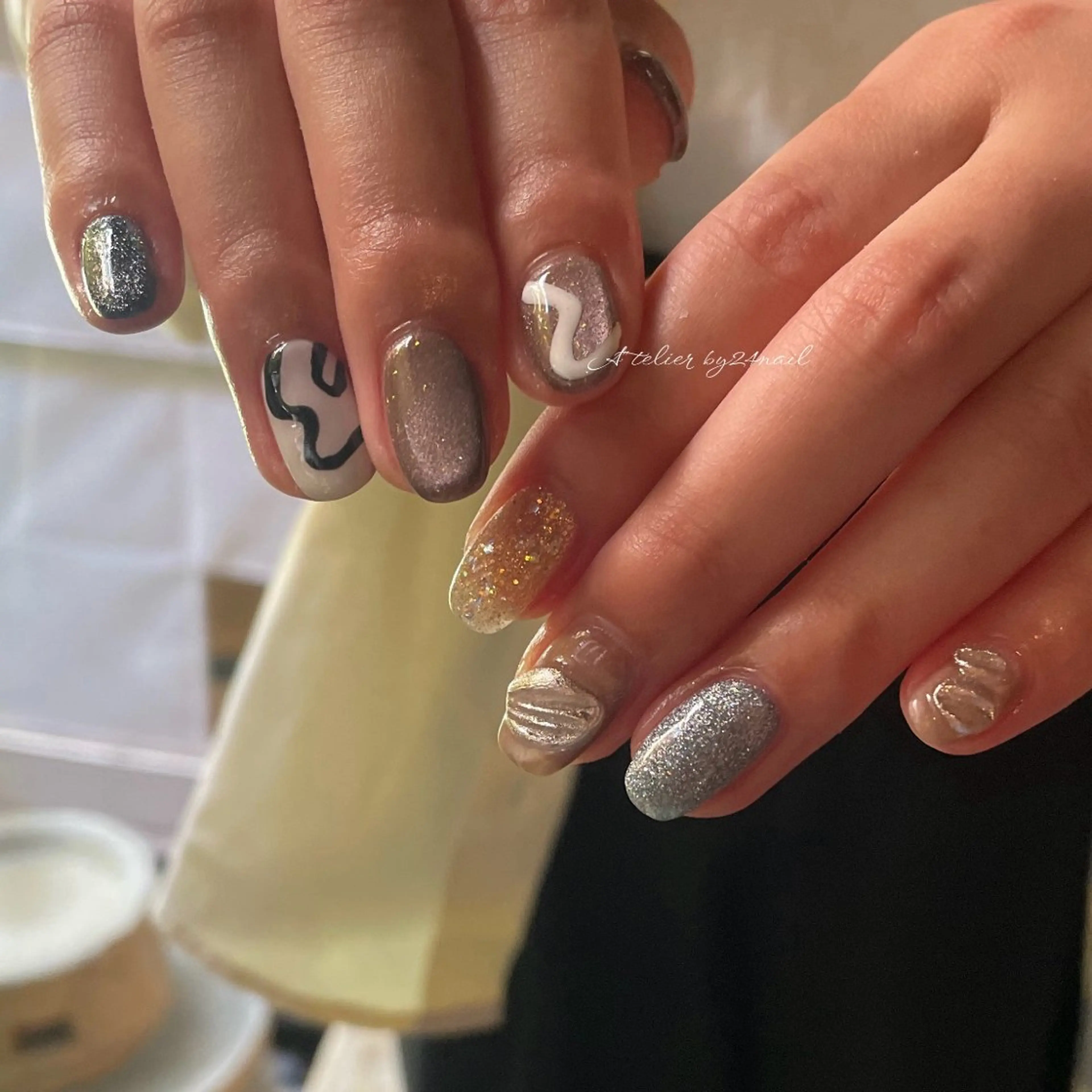 ネイル ハンドネイル Atelier by 24nail/Ayaのネイルデザイン