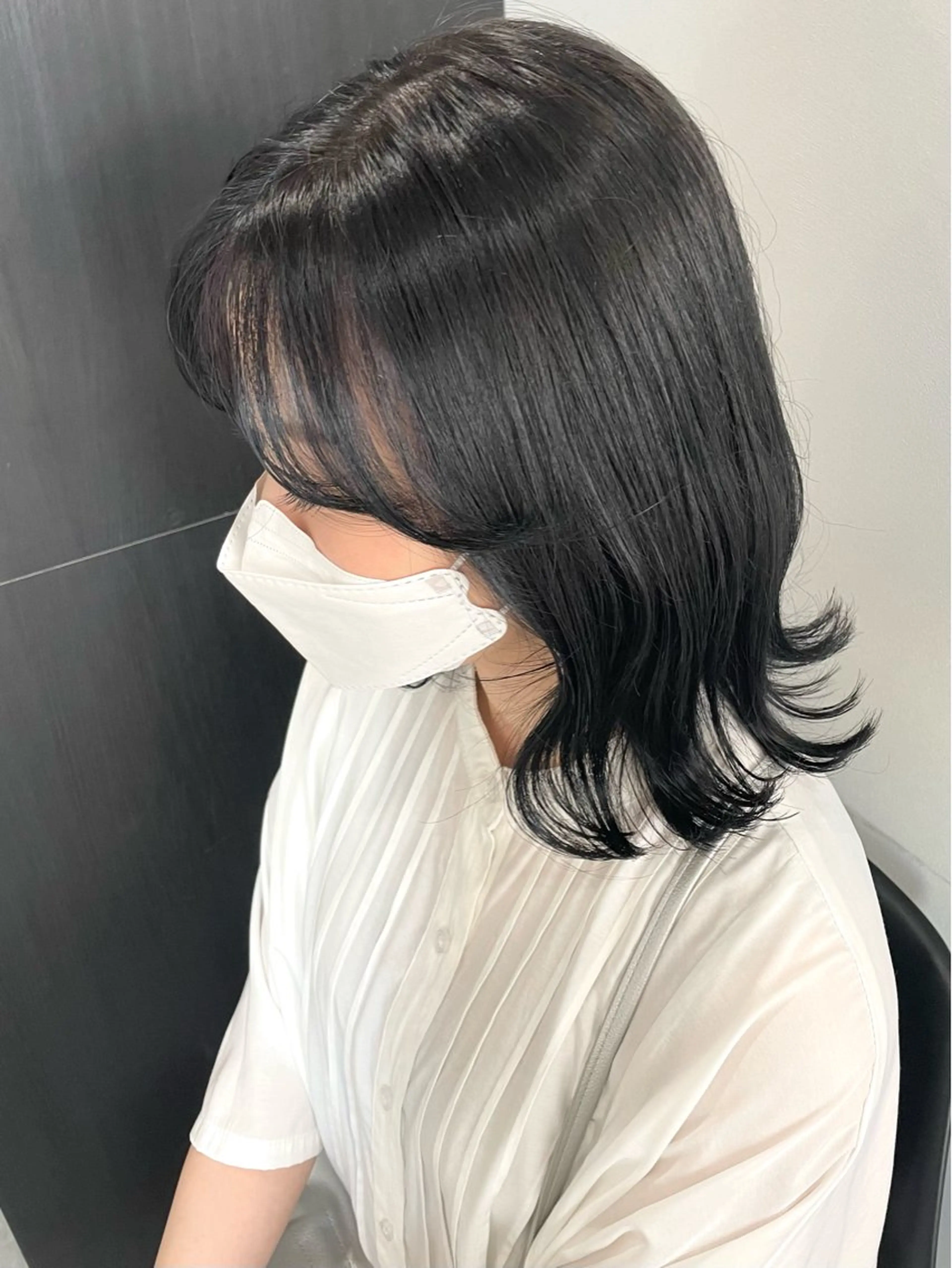 セミロング カラー ヘアアレンジ カット ヘアカラー トリートメント メンズ似合わせ🪞 副店長 kotoriのヘアスタイル