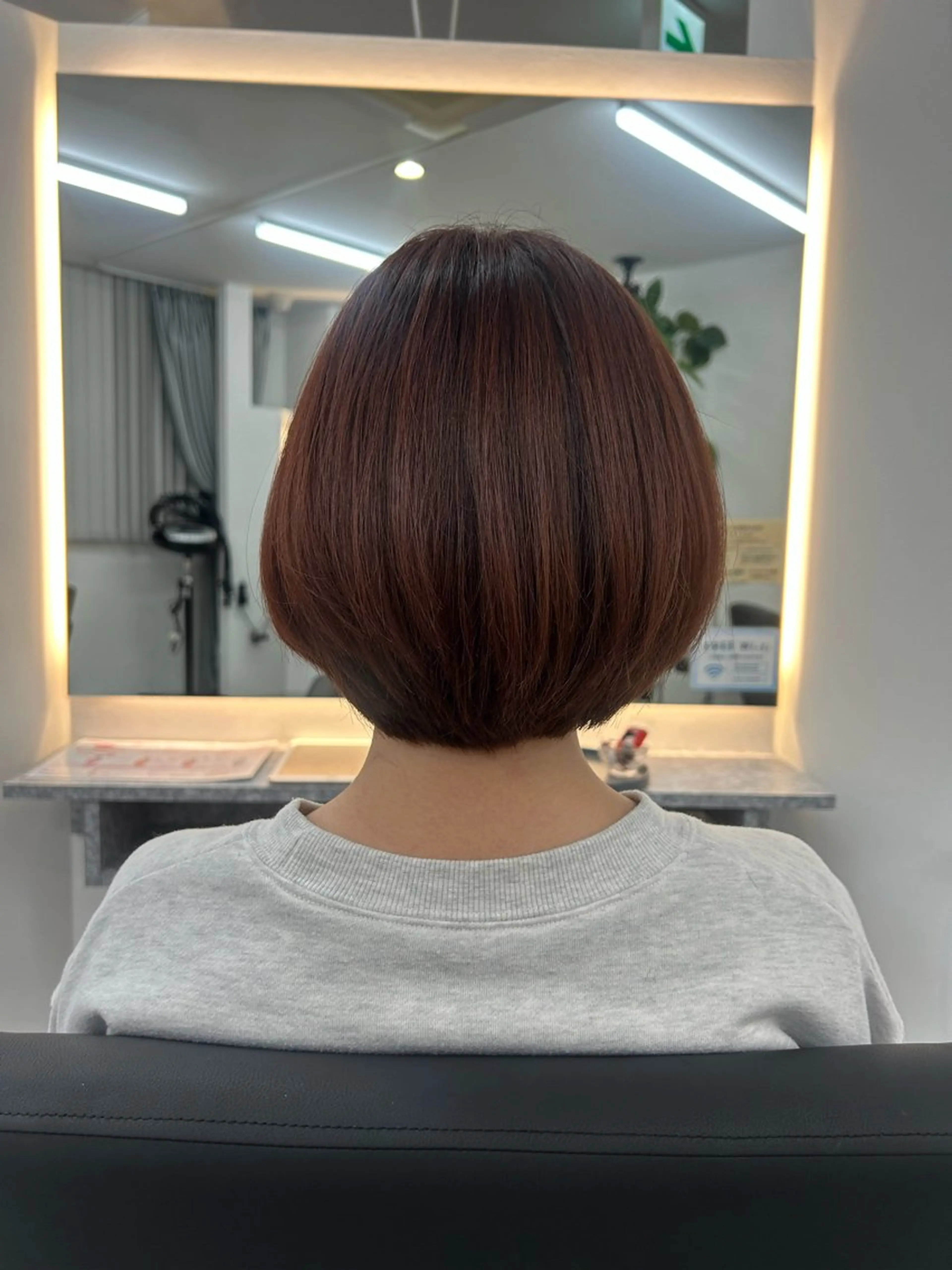 ショート カラー カット ヘアカラー 骨格/顔型/伏見/ 佐藤 里菜のヘアスタイル