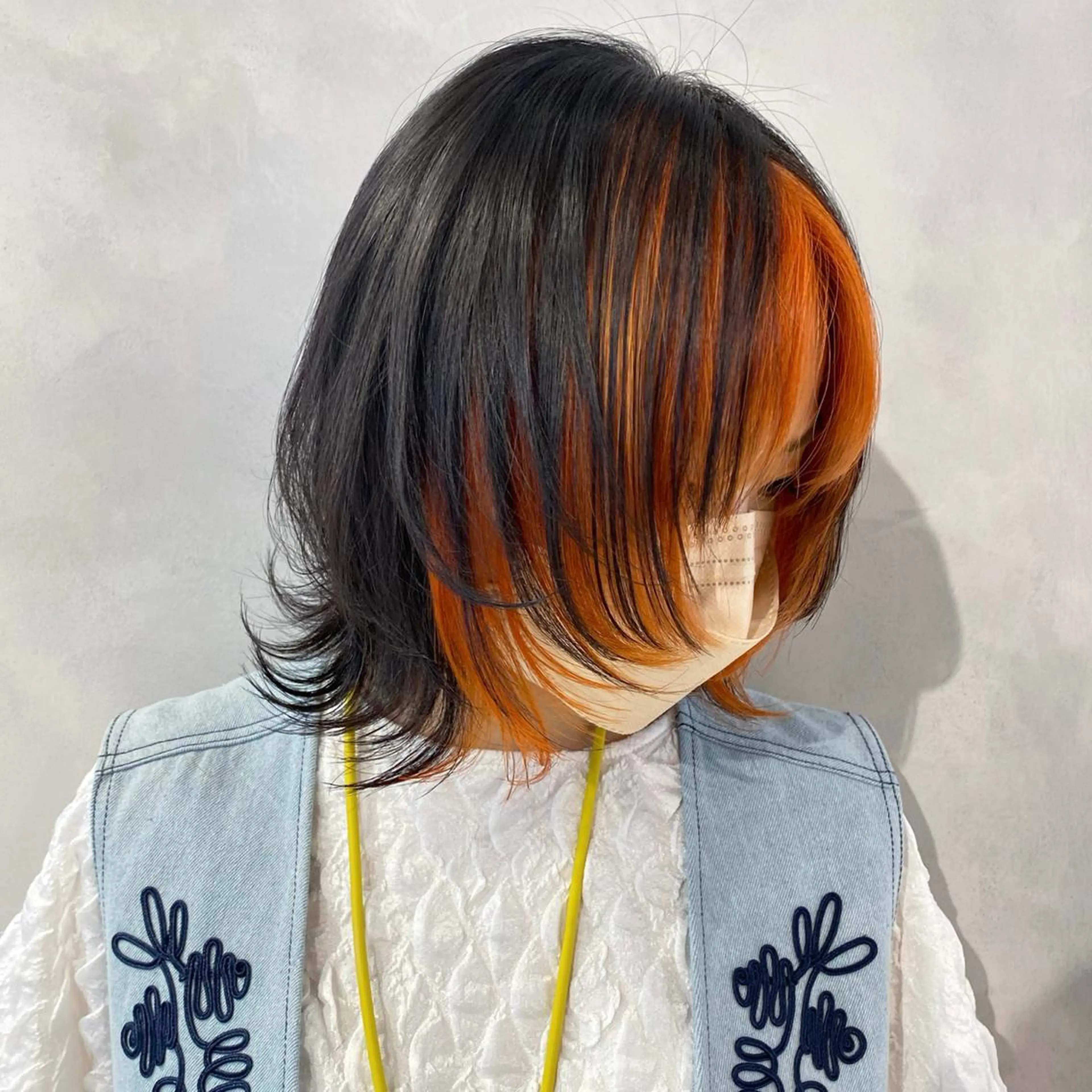 ミディアム カラー カット ヘアカラー トリートメント デザインカラー/パー マ🦖外岡咲希🦖のヘアスタイル