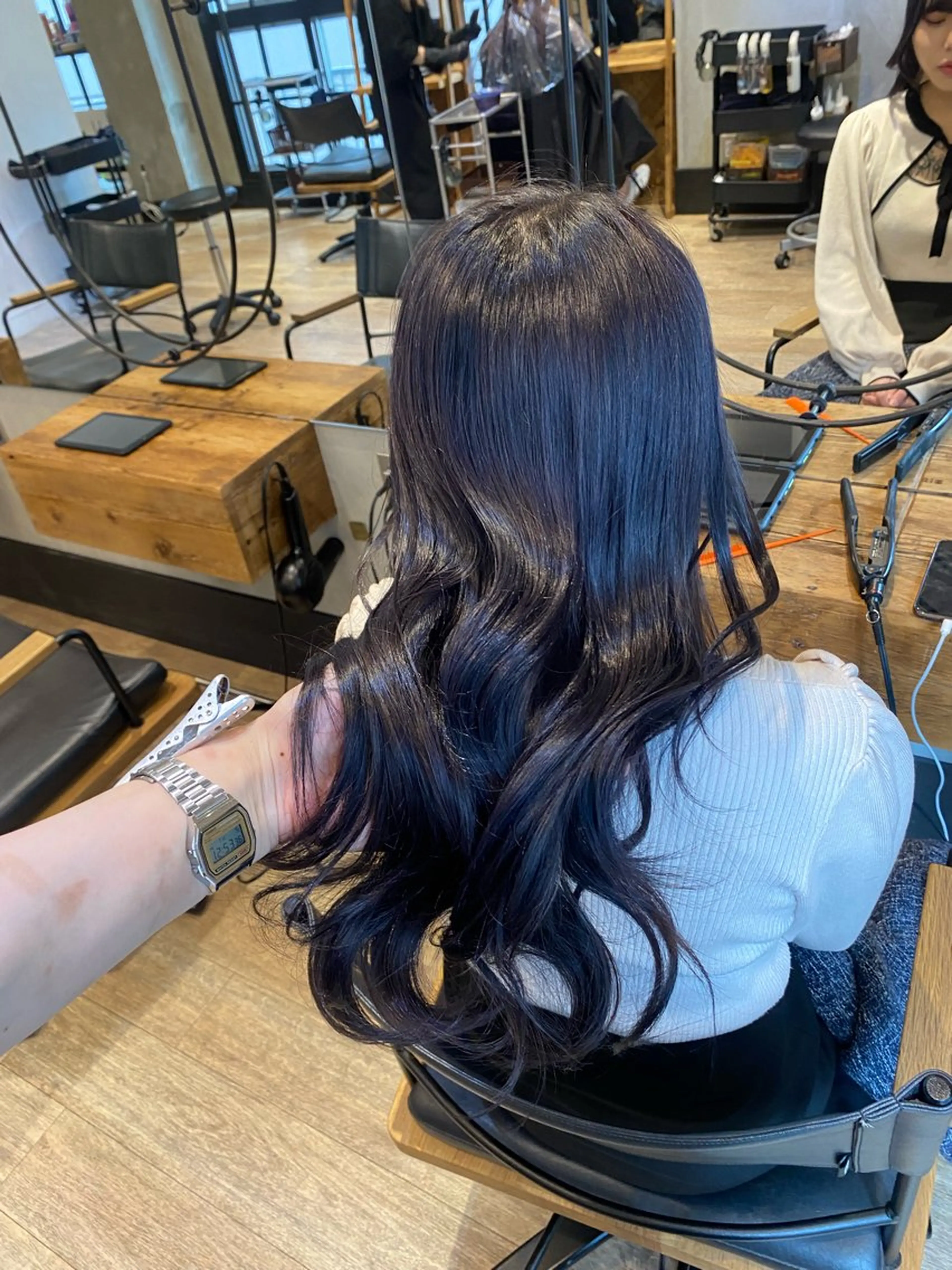 セミロング ヘアカラー トリートメント 顔周りcut・ご相談 ＝新宿しずく🇰🇷のヘアスタイル