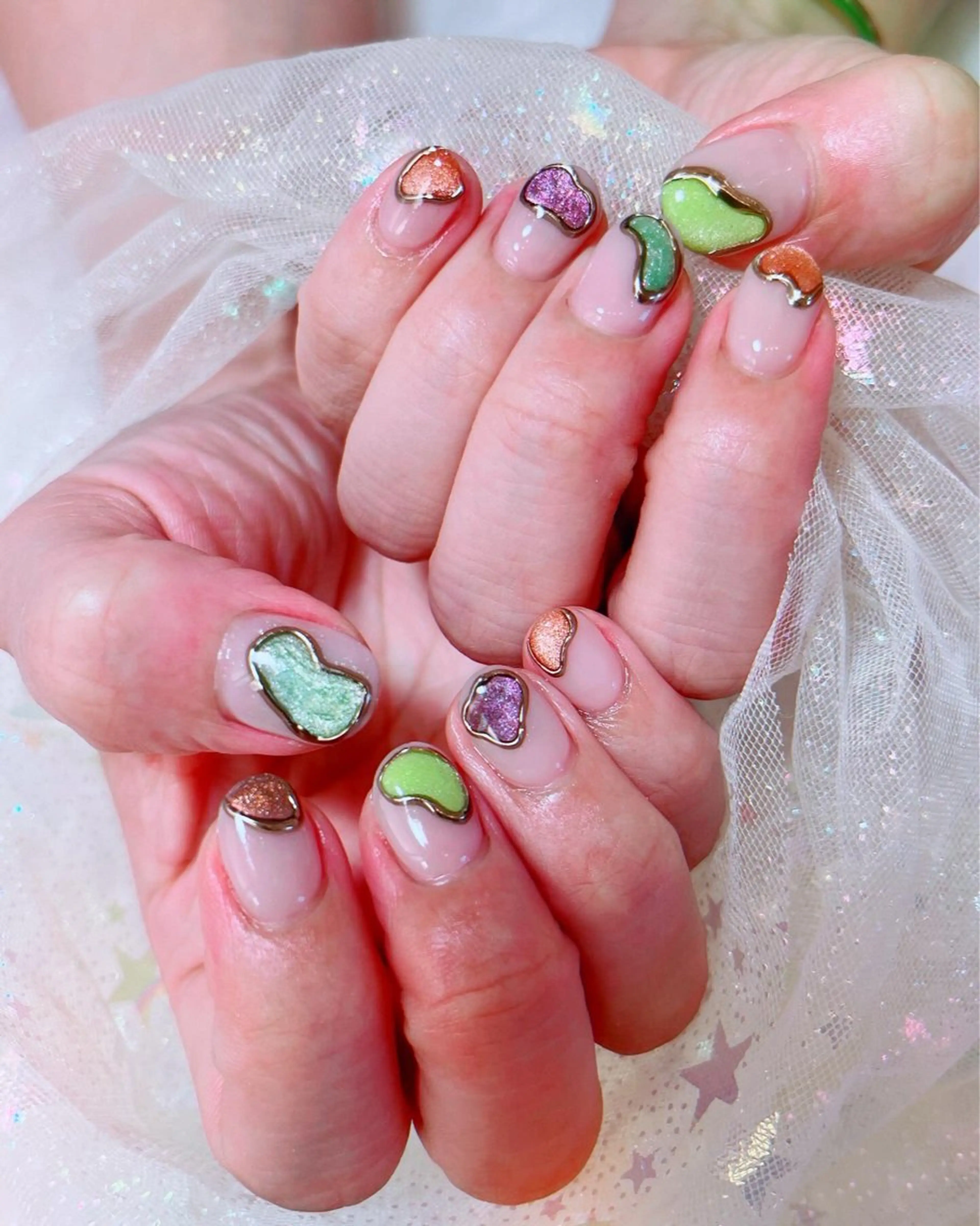 ネイル マグネットネイル ruirui.naildesign所属・RUI ☆のネイルデザイン