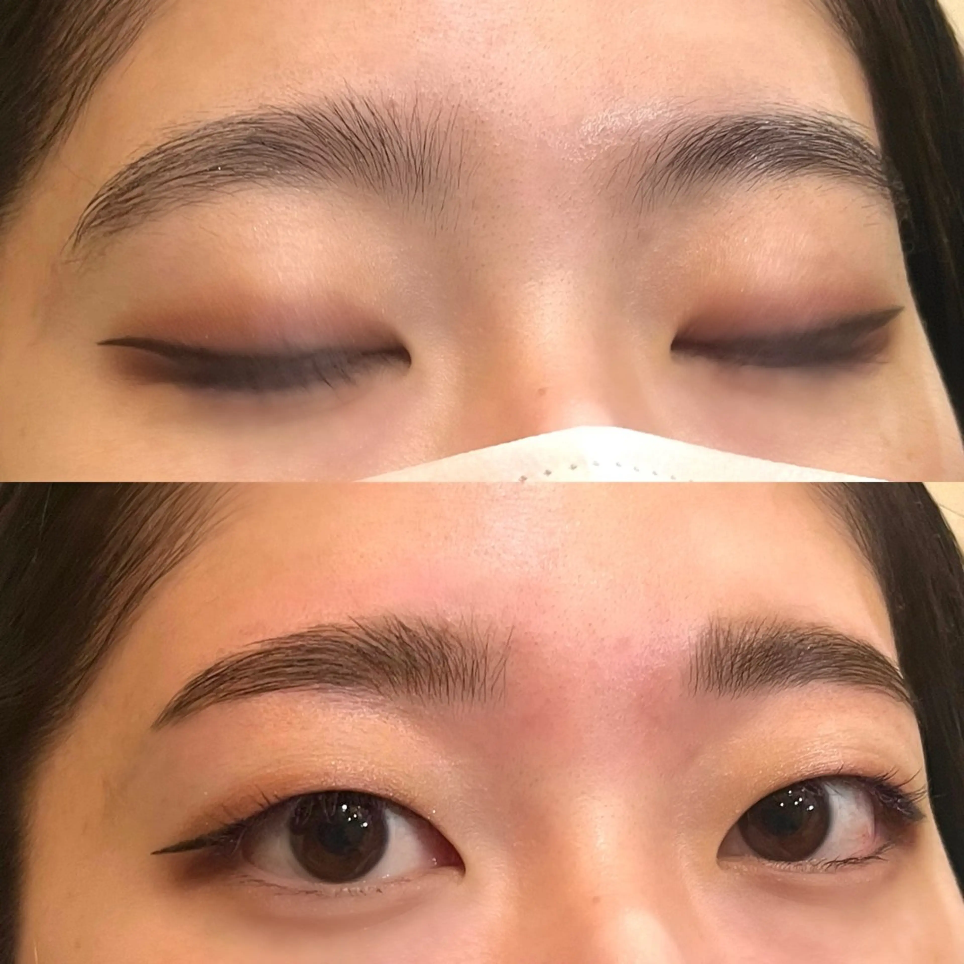 アイブロウ cana 札幌美容師レイヤーのヘアスタイル