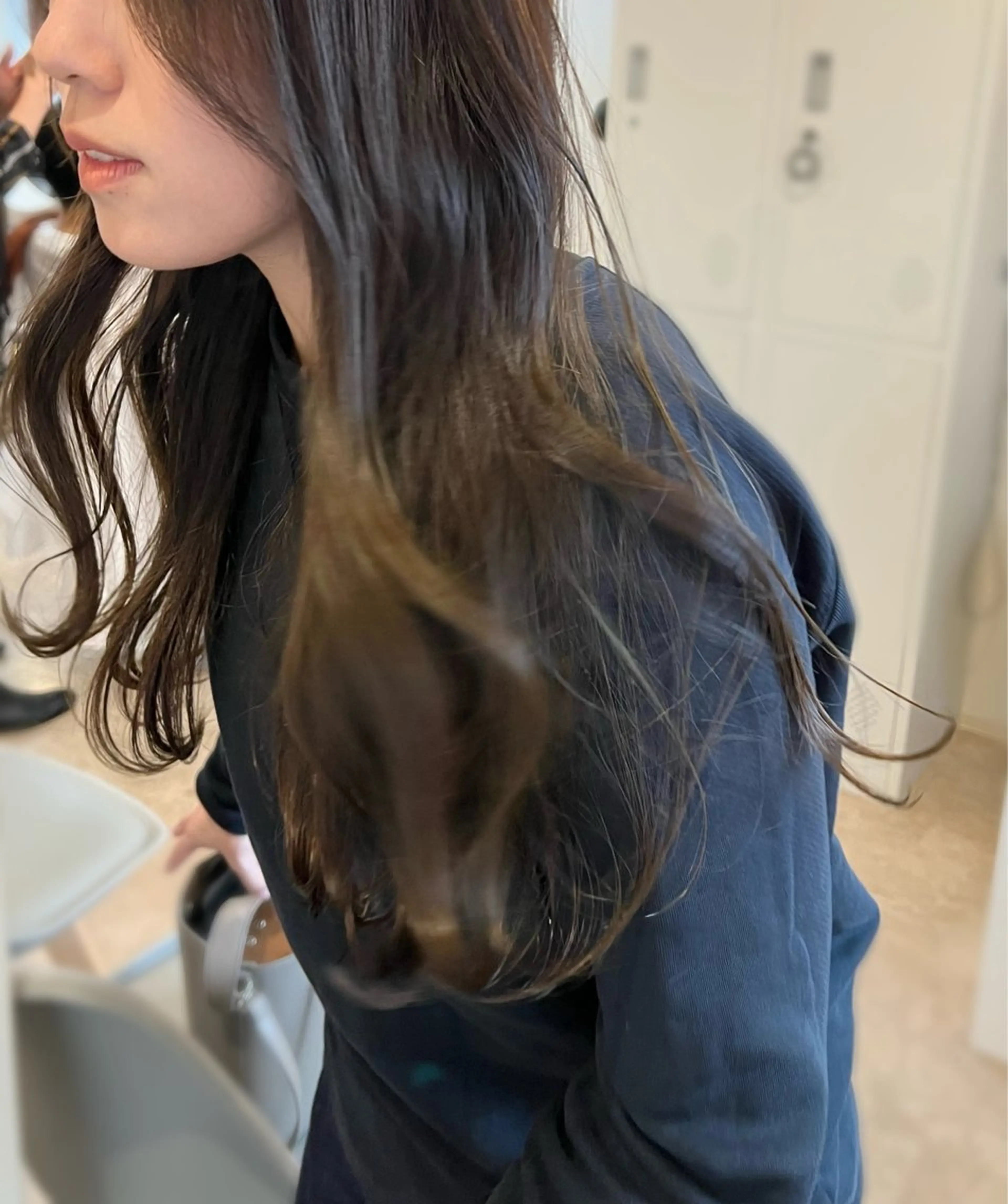 ロング カラー カット ヘアカラー トリートメント トレンドと似合わせ/ マンツーマン/西上楓のヘアスタイル