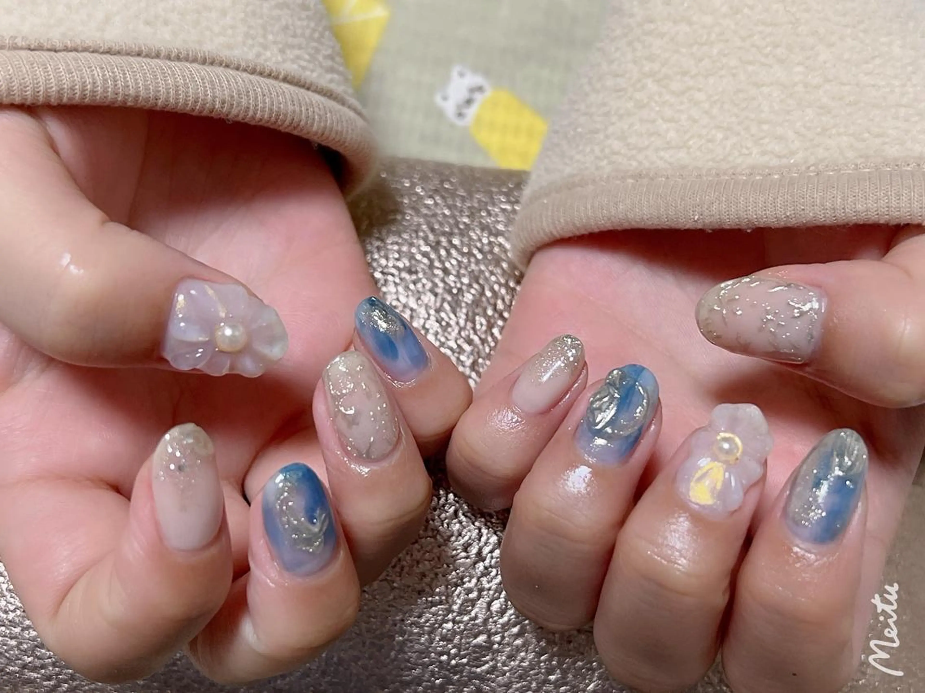 ネイル ニュアンスネイル 林 ✨syousyouのネイルデザイン